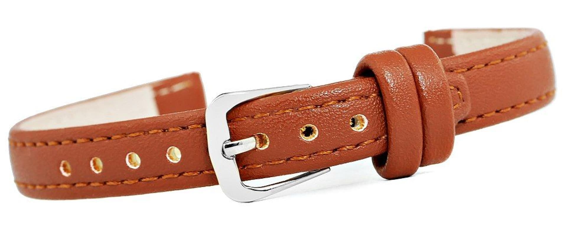

Pasek do zegarka CLASSIC - skóra 12 mm 4999-12XXL-2S Brązowy