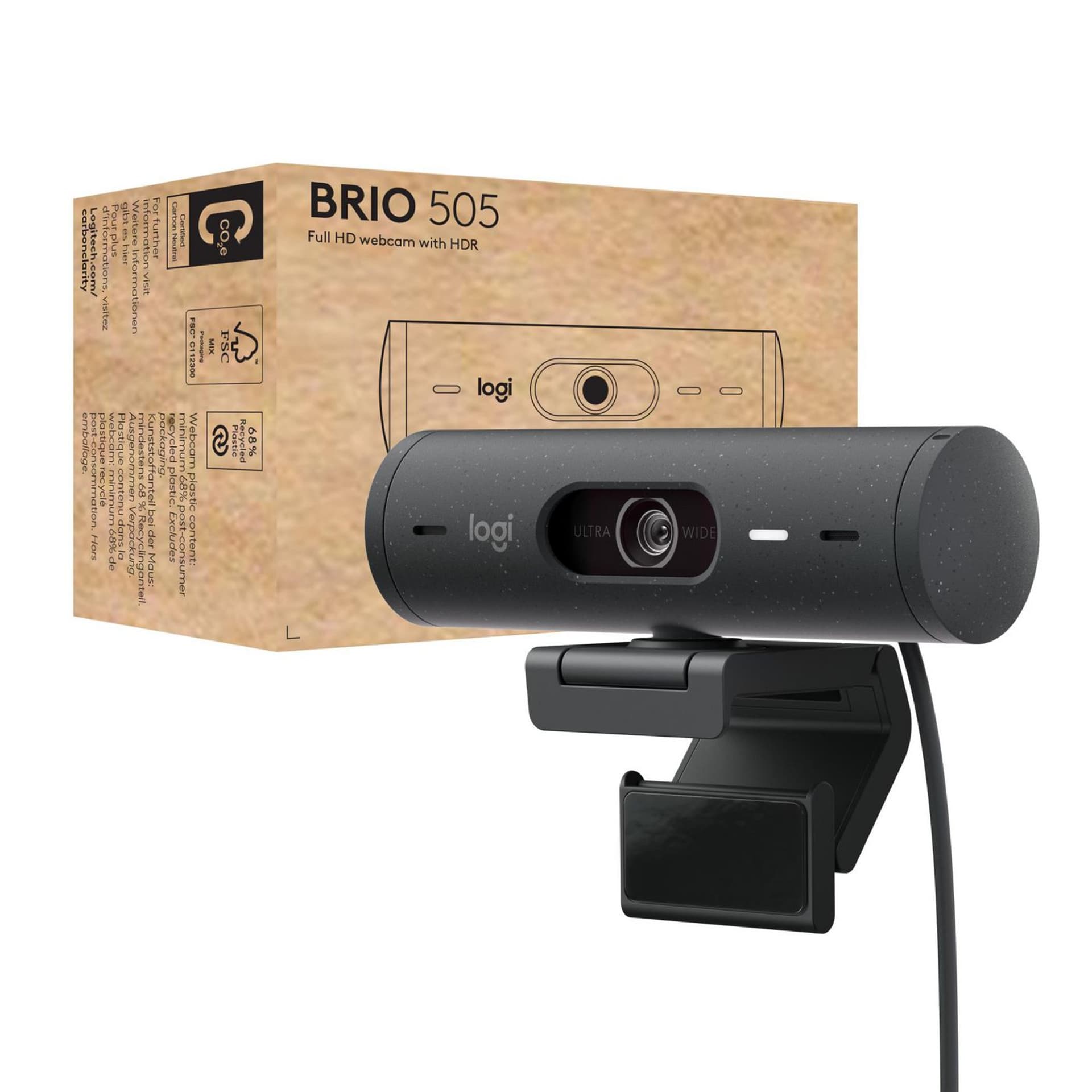 

Logitech Brio 505 webcam 4 MP 1920 x
