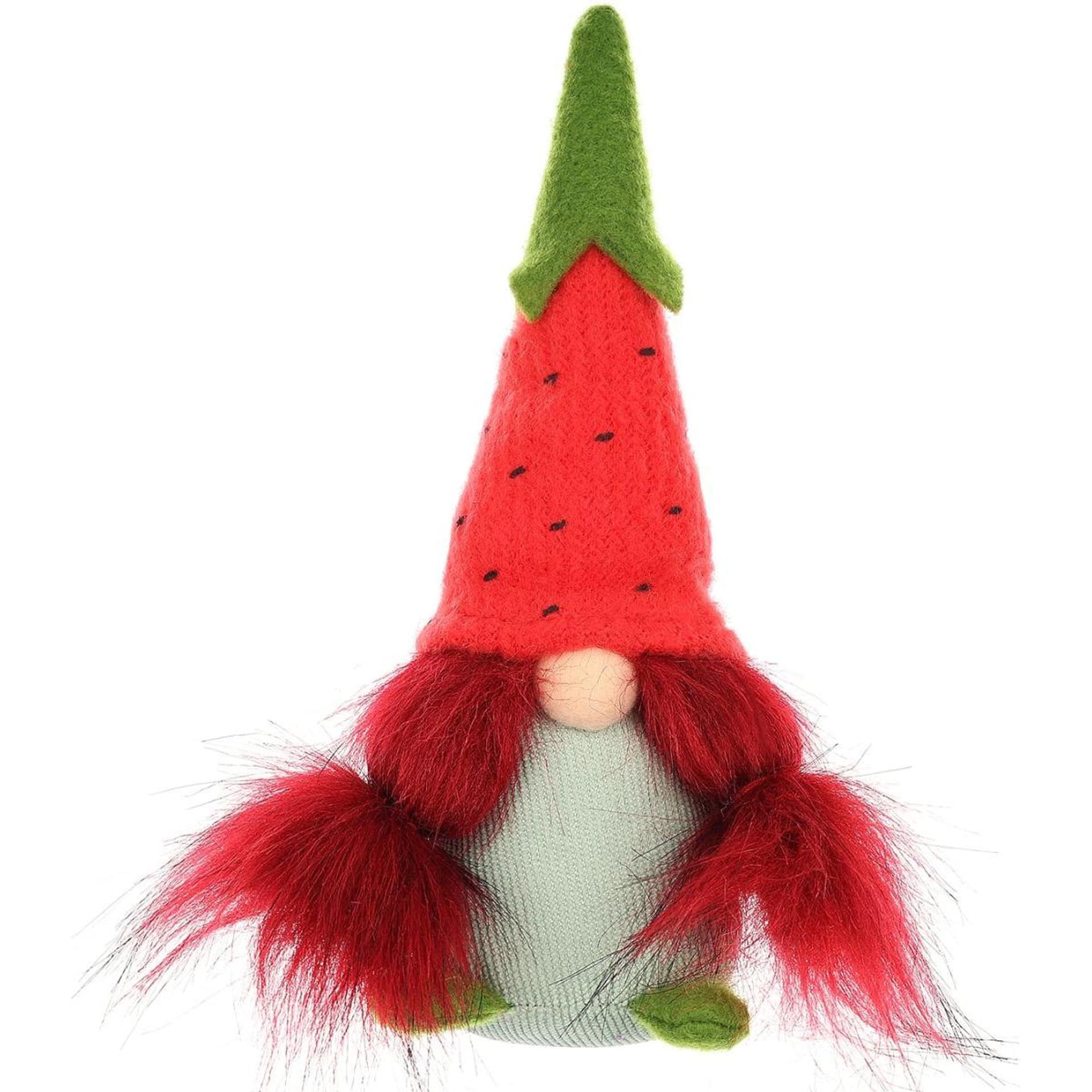 

SKRZAT GNOM TRUSKAWKA 20CM DEKORACJA WIOSENNA GIRL