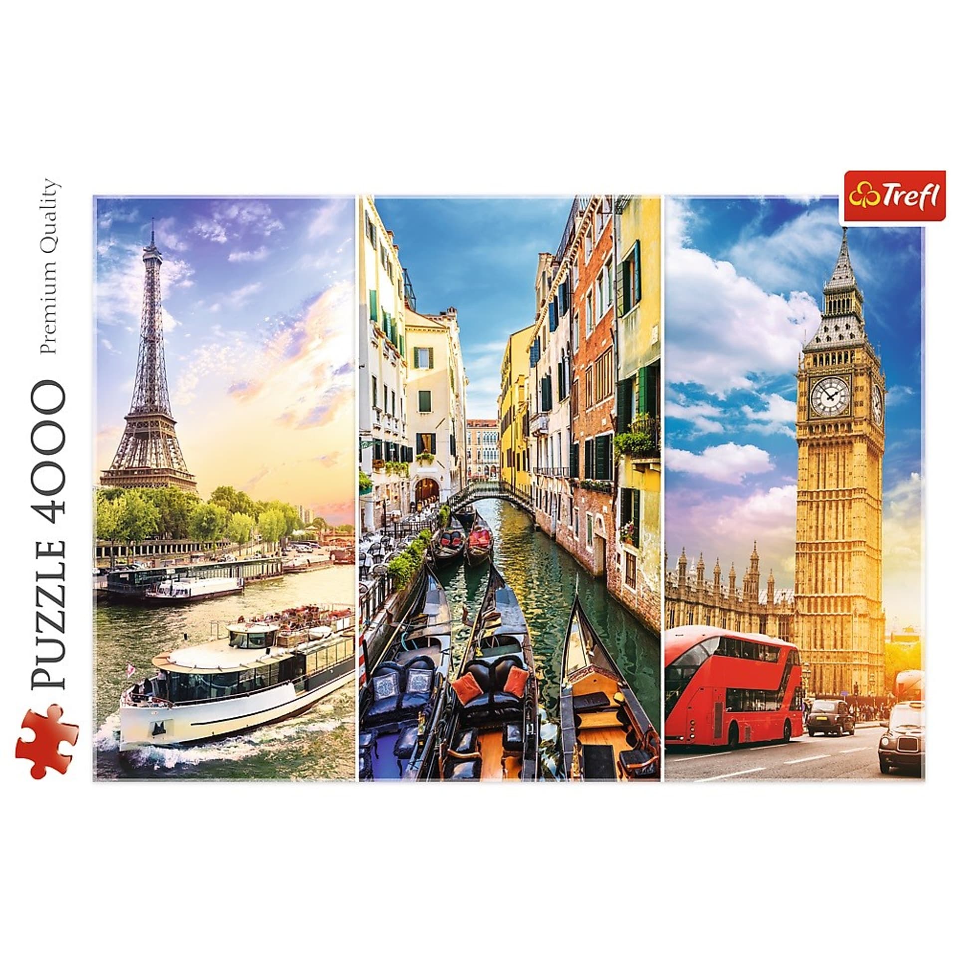 

Puzzle 4000 elementów Wycieczka po Europie
