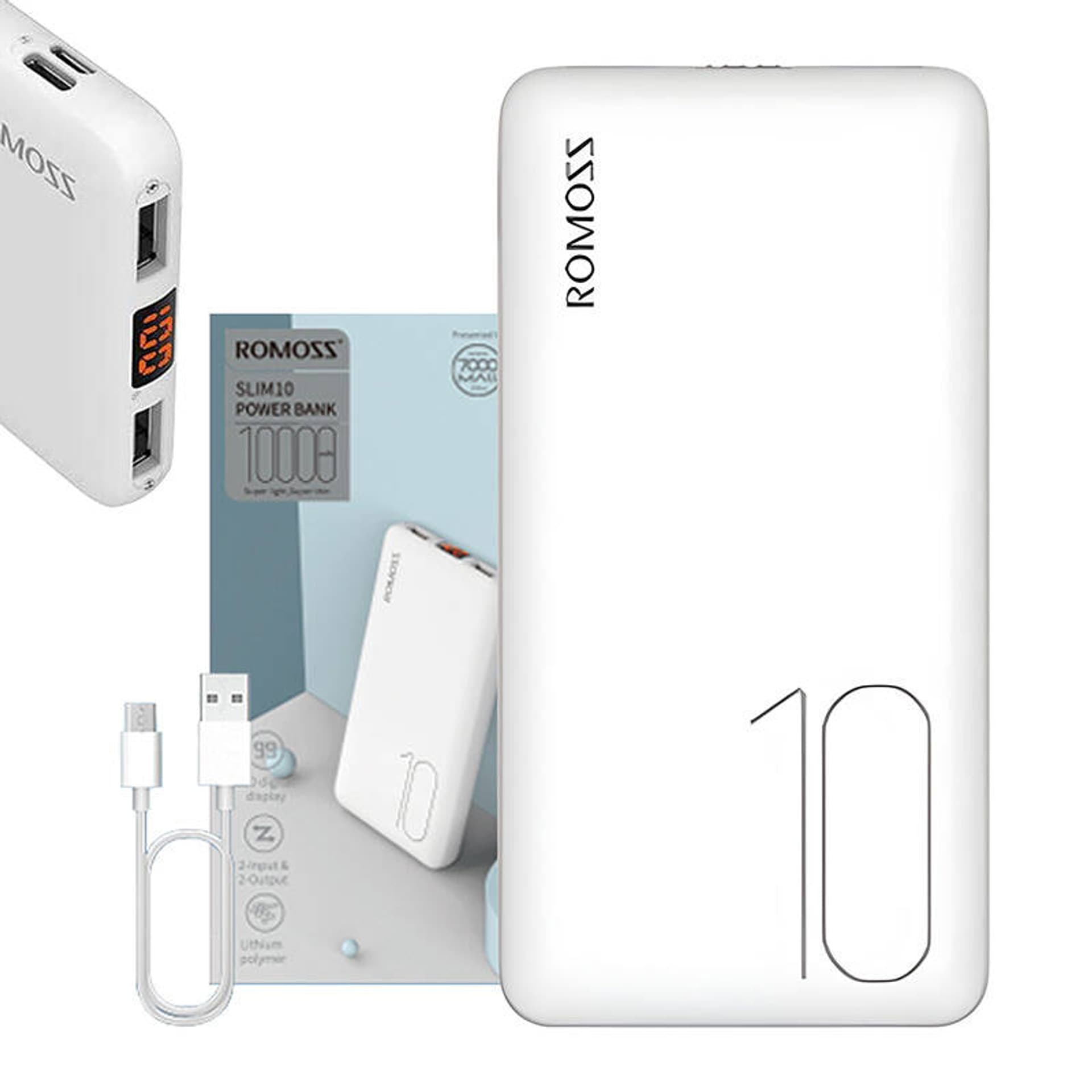 

Powerbank Romoss PSP10 10000mAh (biały)
