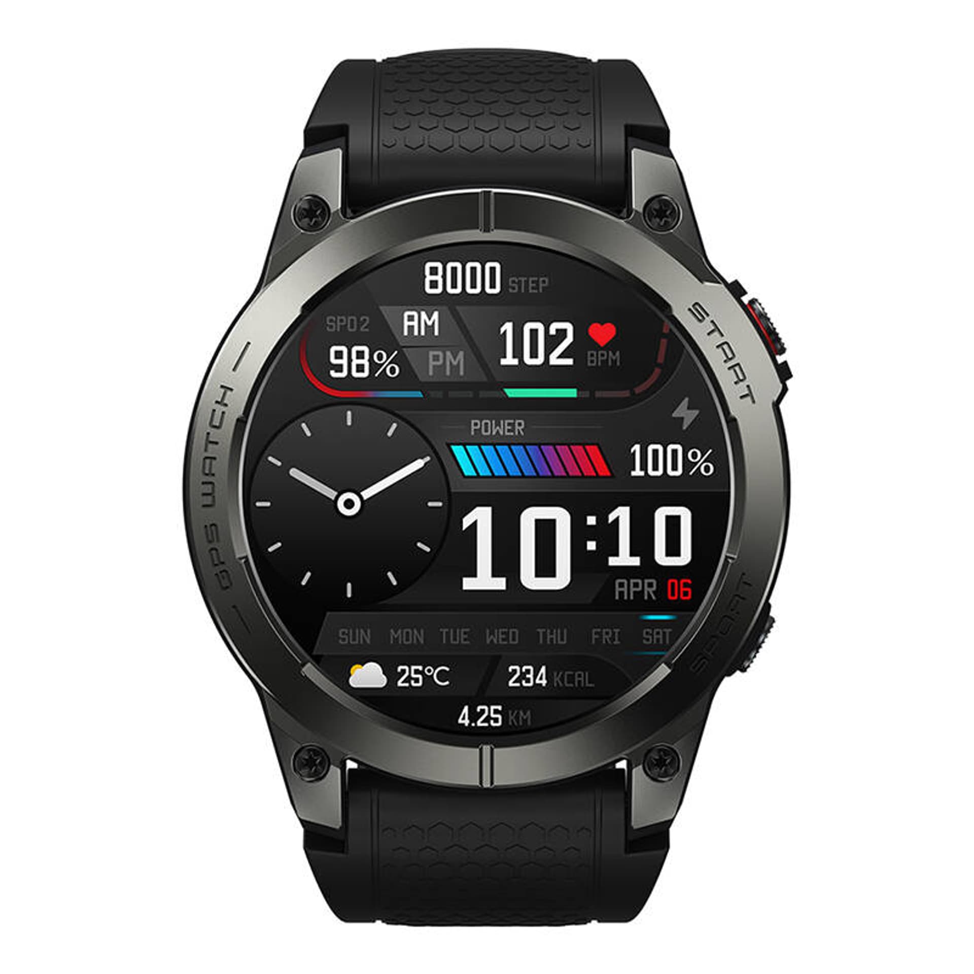 

Smartwatch Zeblaze Stratos 3 (Czarny)