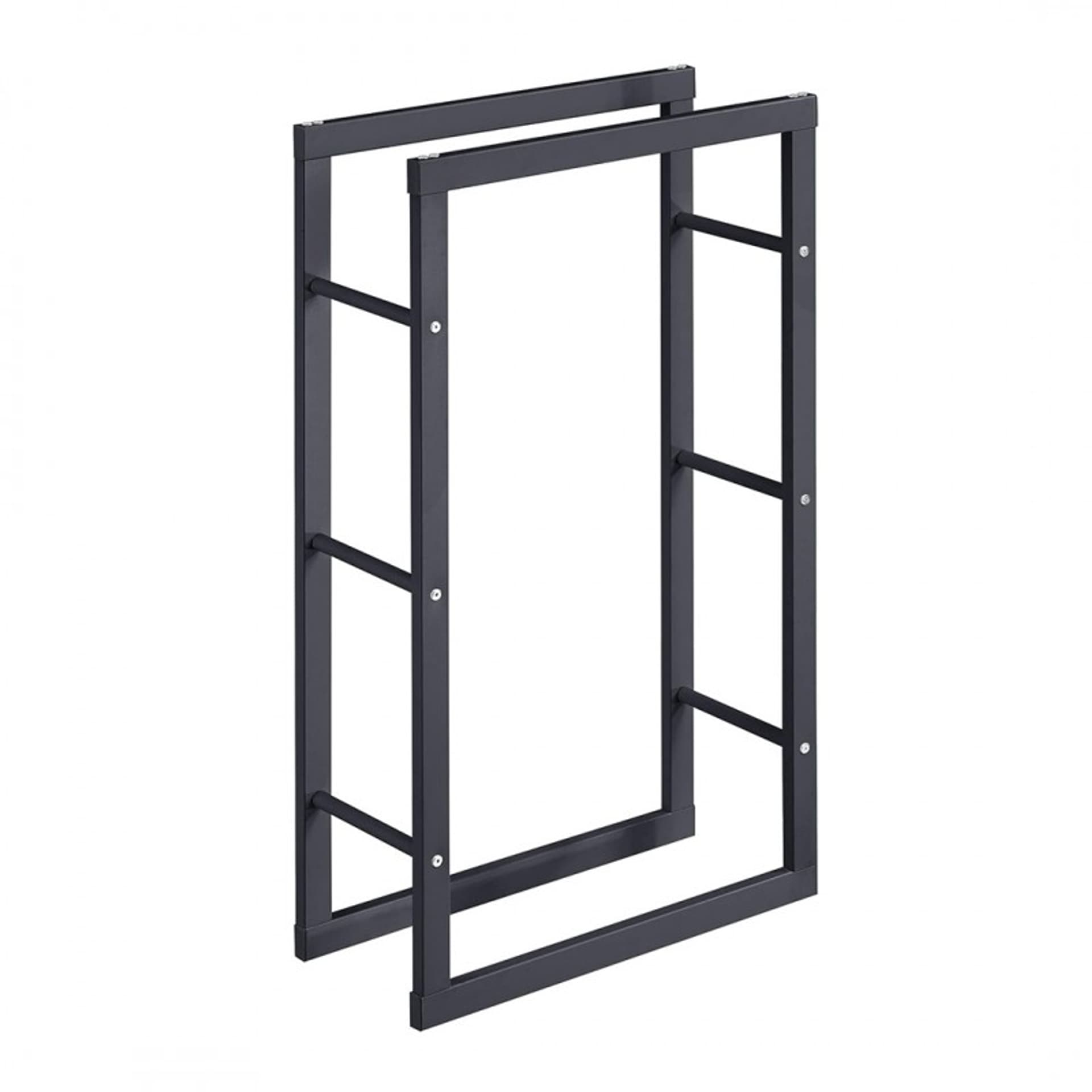

Stojak na drewno kominkowe czarny 60 x 25 x 100 cm - SND3