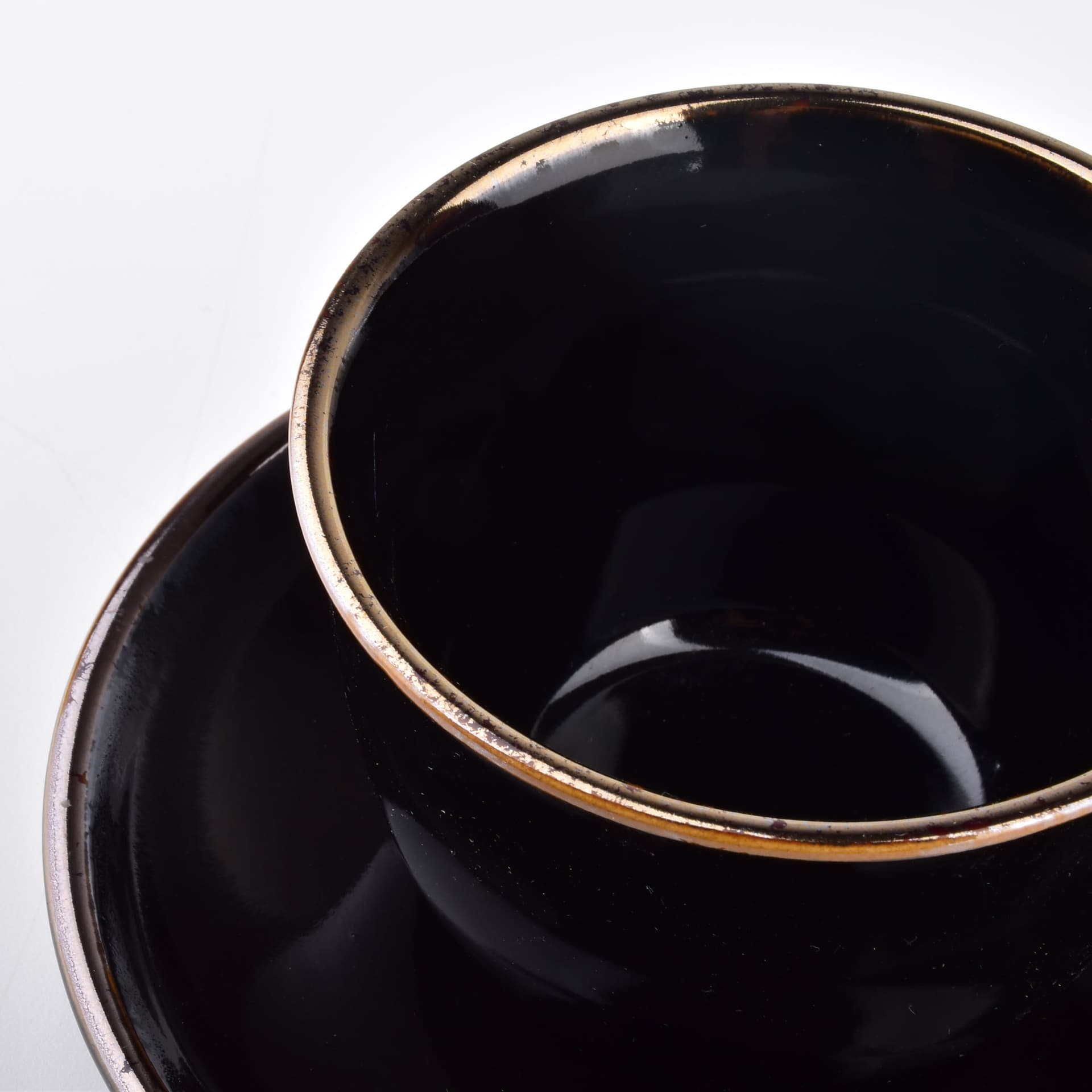 

CAL BLACK Filiżanka 280ml ze spodkiem 15cm