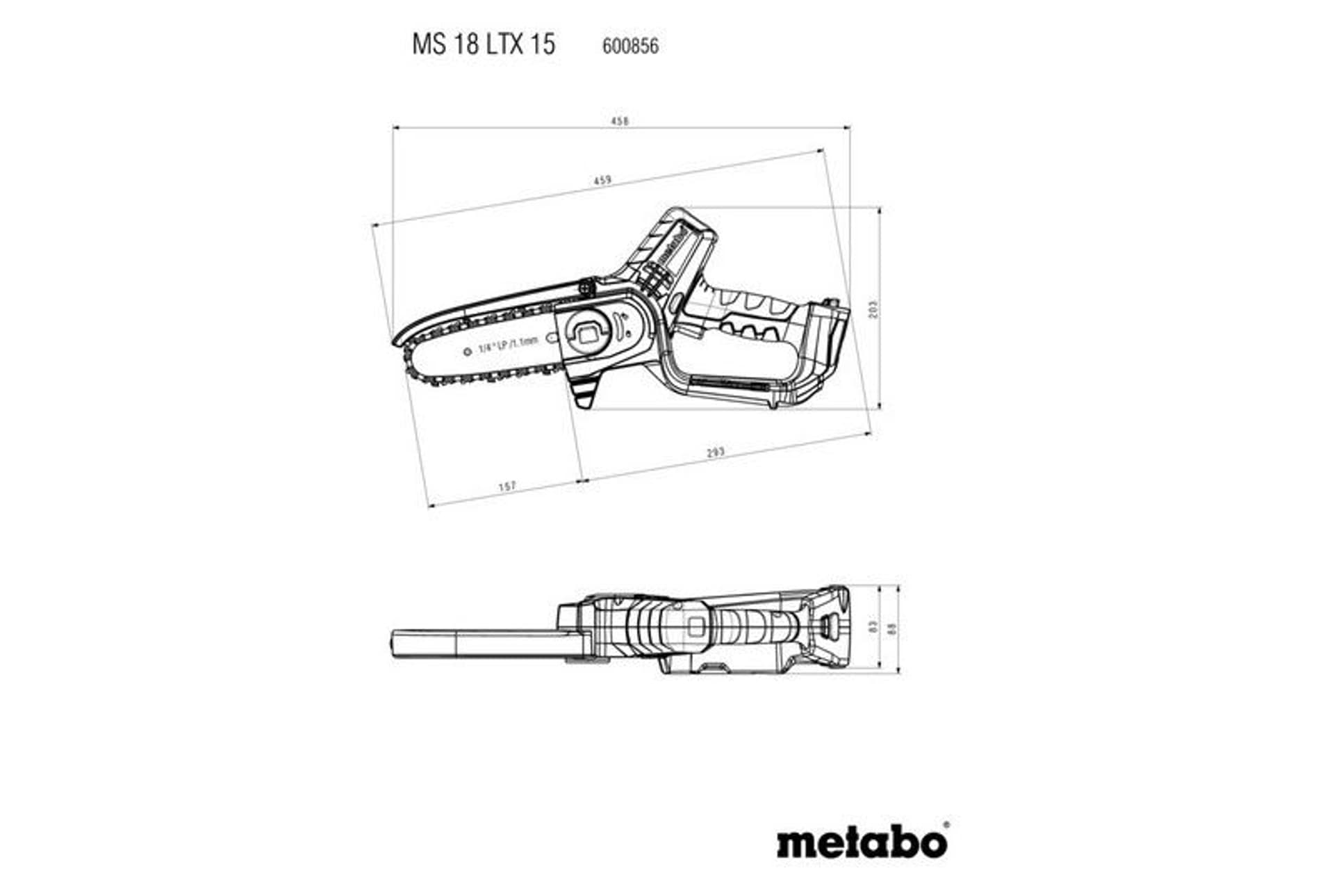 

PILARKA ŁAŃCUCHOWA AKUMULATOROWA 15CM MS 18 LTX 0*AH