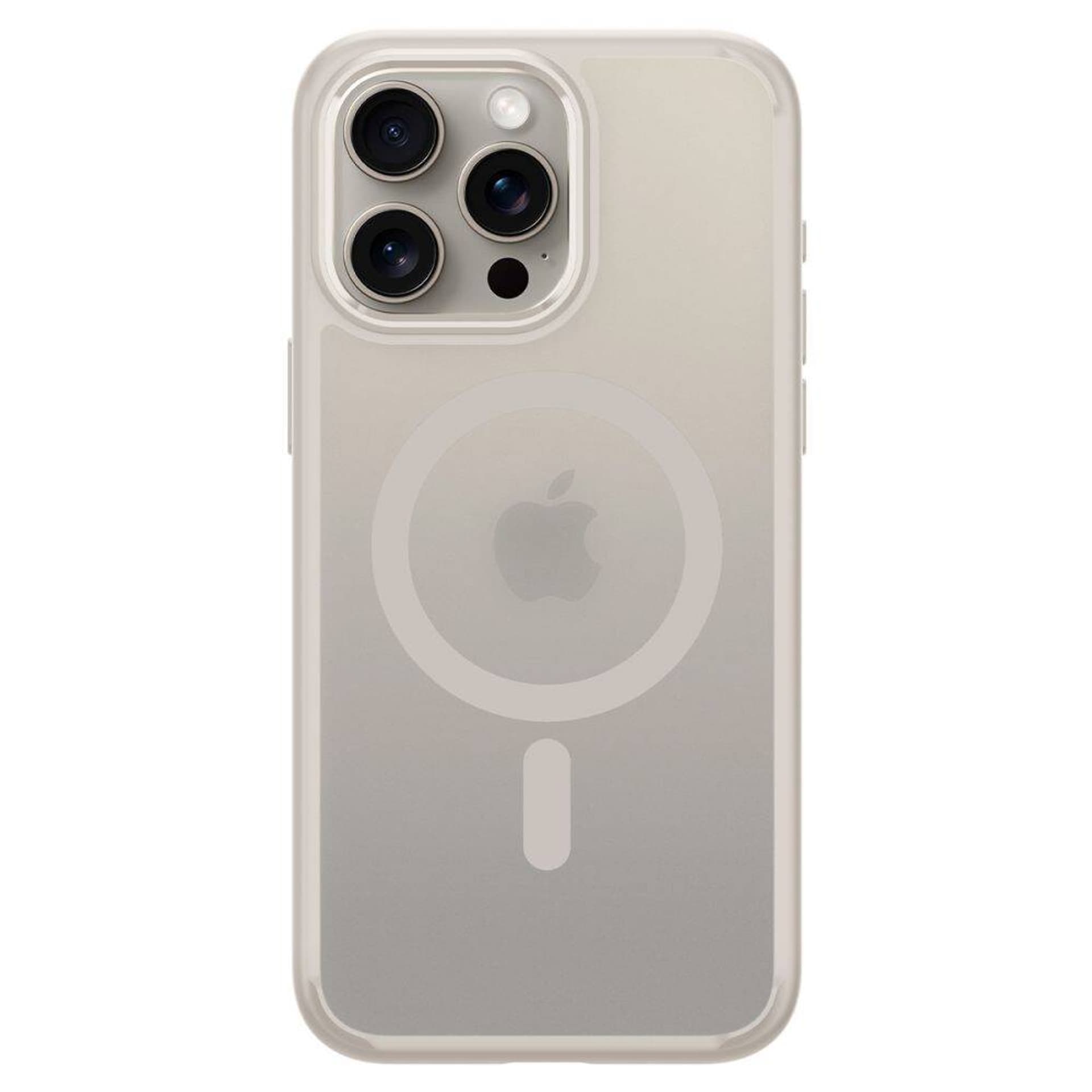 

Etui APPLE IPHONE 15 PRO MAX Spigen Ultra Hybrid Mag MagSafe Frost Natural Titanium beżowe