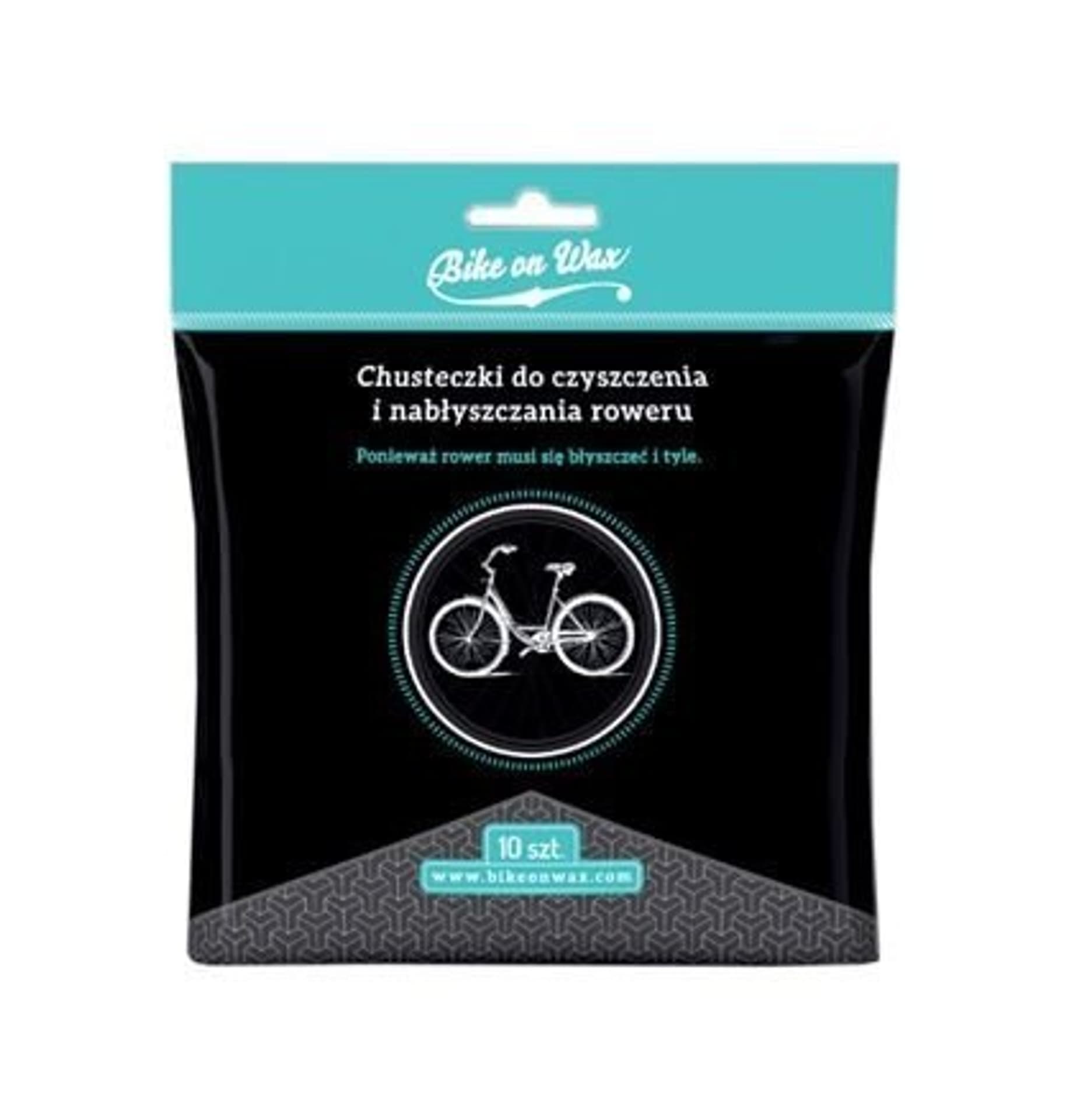 

Chusteczki do czyszczenia i nabłyszczania roweru Bike on Wax 10 szt