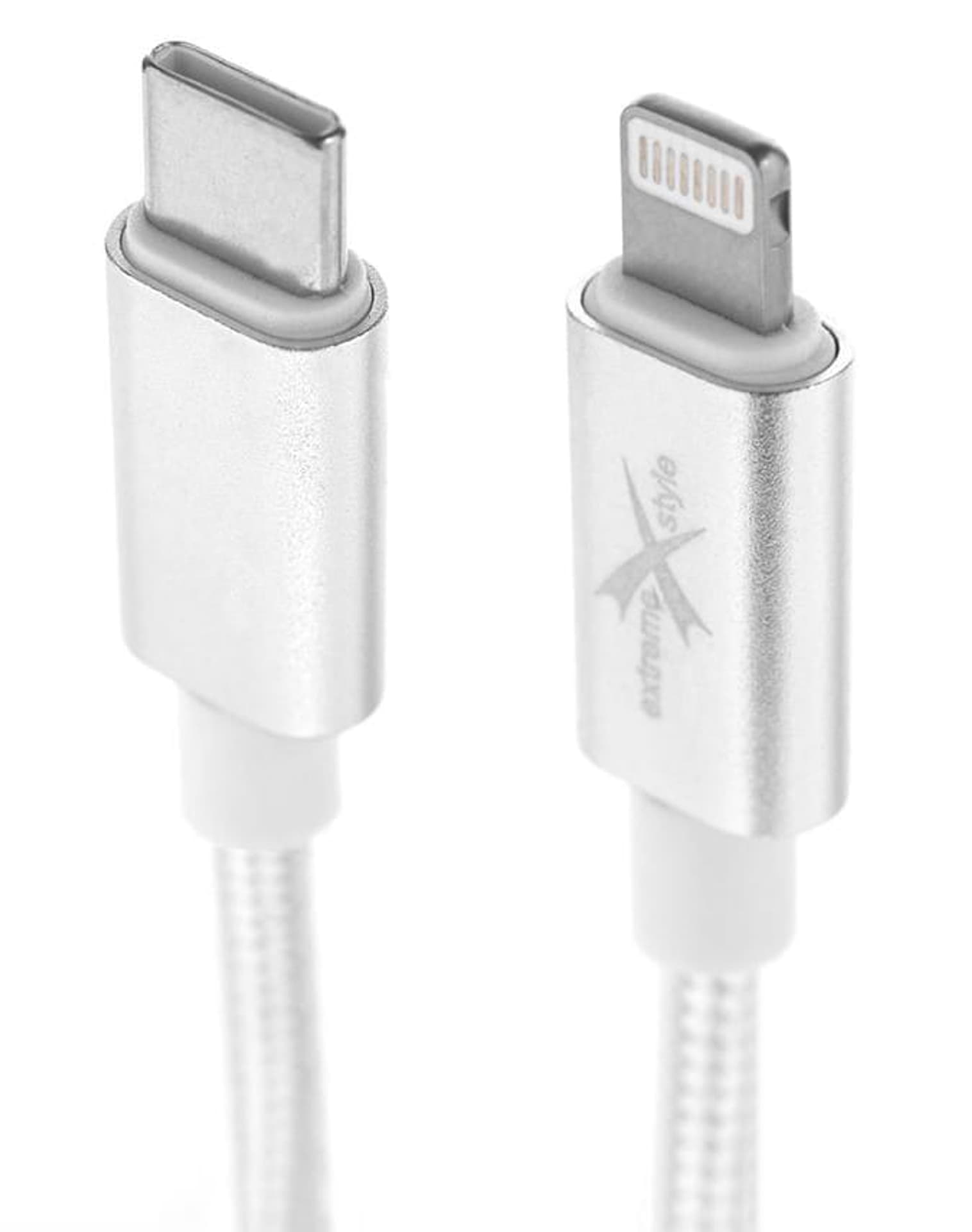Kabel pleciony PD USB Typ-C Lightning 2m