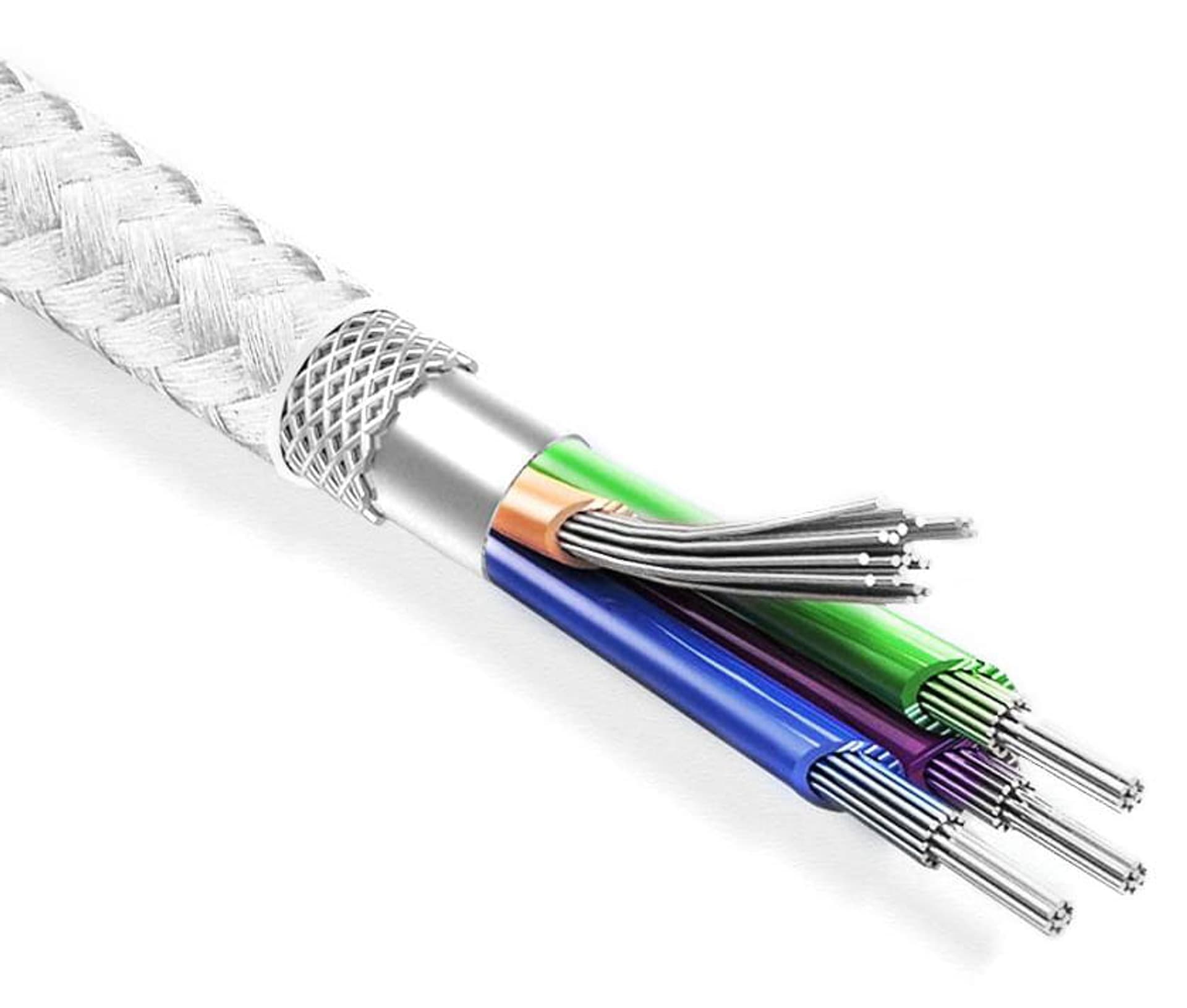 Kabel pleciony PD USB Typ-C Lightning 2m