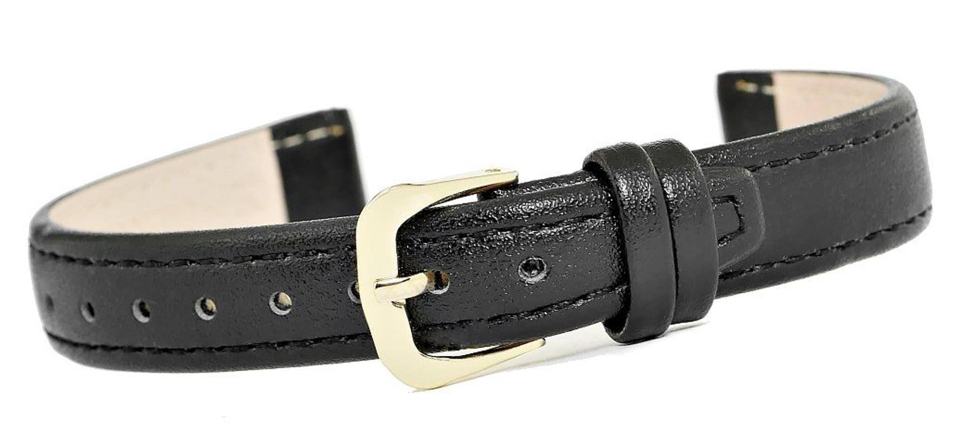 

Pasek do zegarka CLASSIC - skóra 14 mm 4999-14XXL-1Z Czarny
