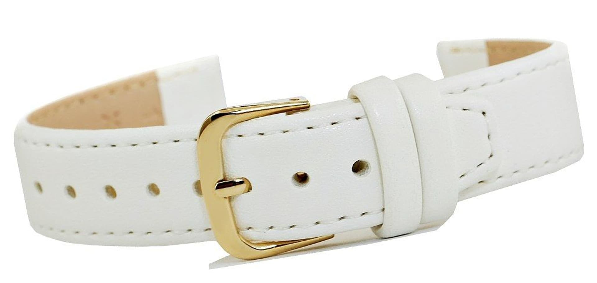 

Pasek do zegarka CLASSIC - skóra 18 mm 4999-18XXL-3Z Biały