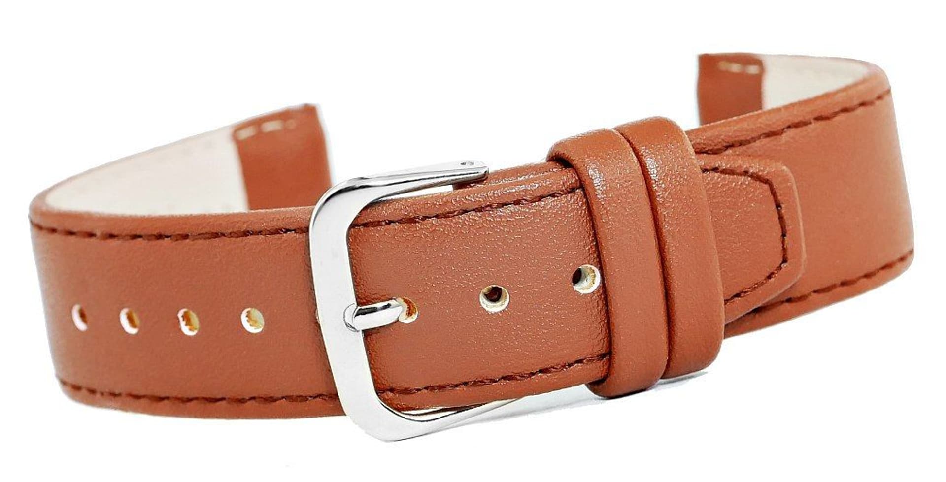 

Pasek do zegarka CLASSIC - skóra 20 mm 4999-20XXL-2S Brązowy