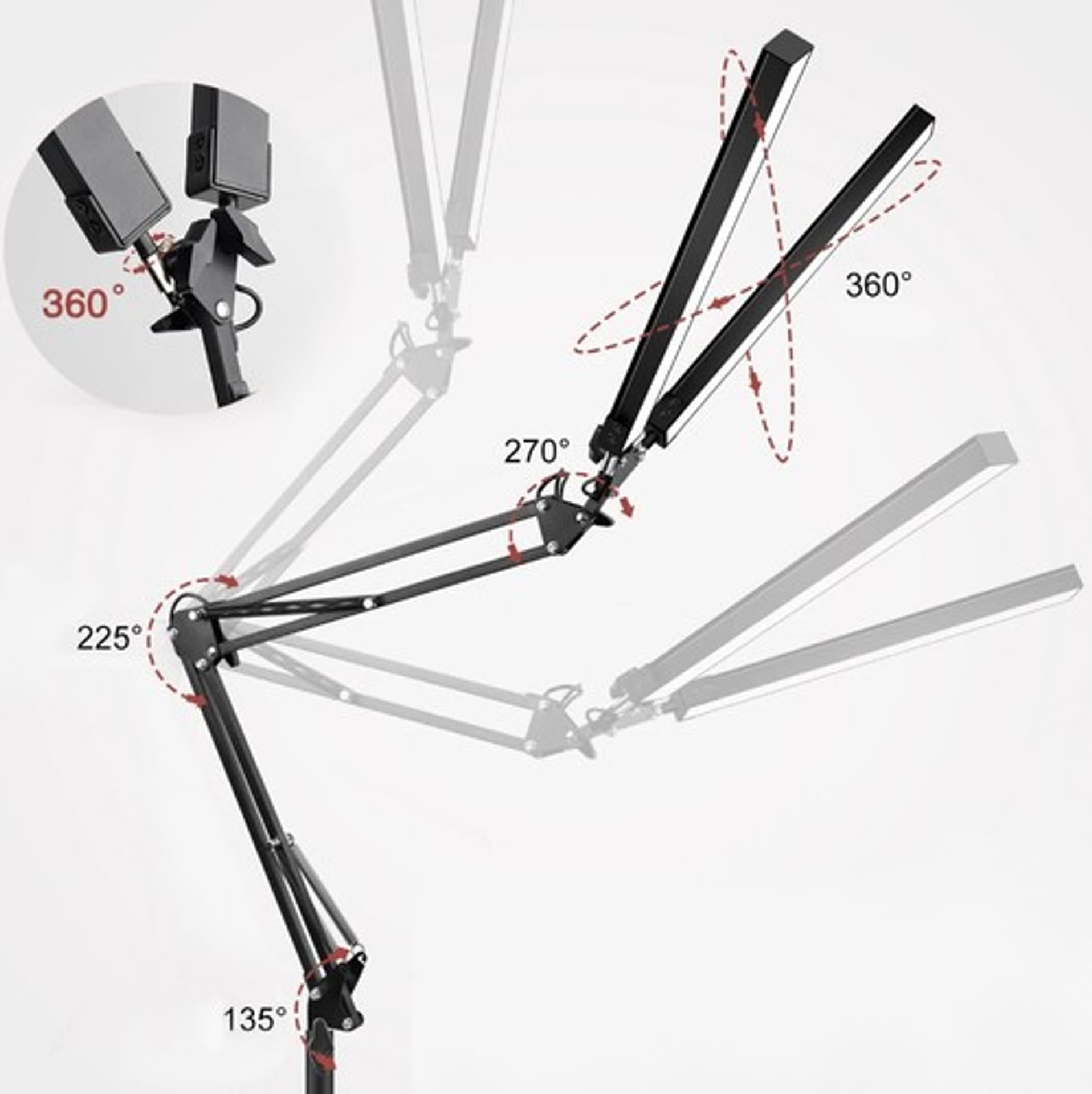 

Lampka biurkowa kreślarska Izoxis 23080