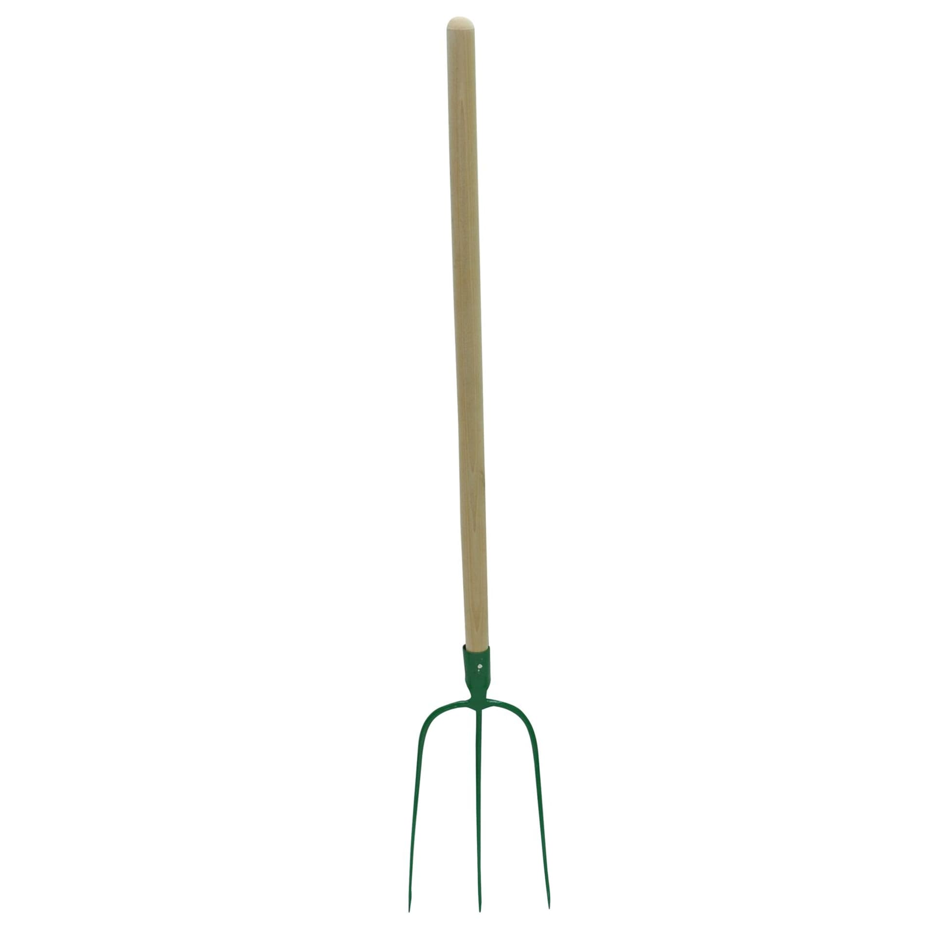 

12284 Widły ogrodnicze 4-zębne 130 cm, trzonek drewniany 100 cm