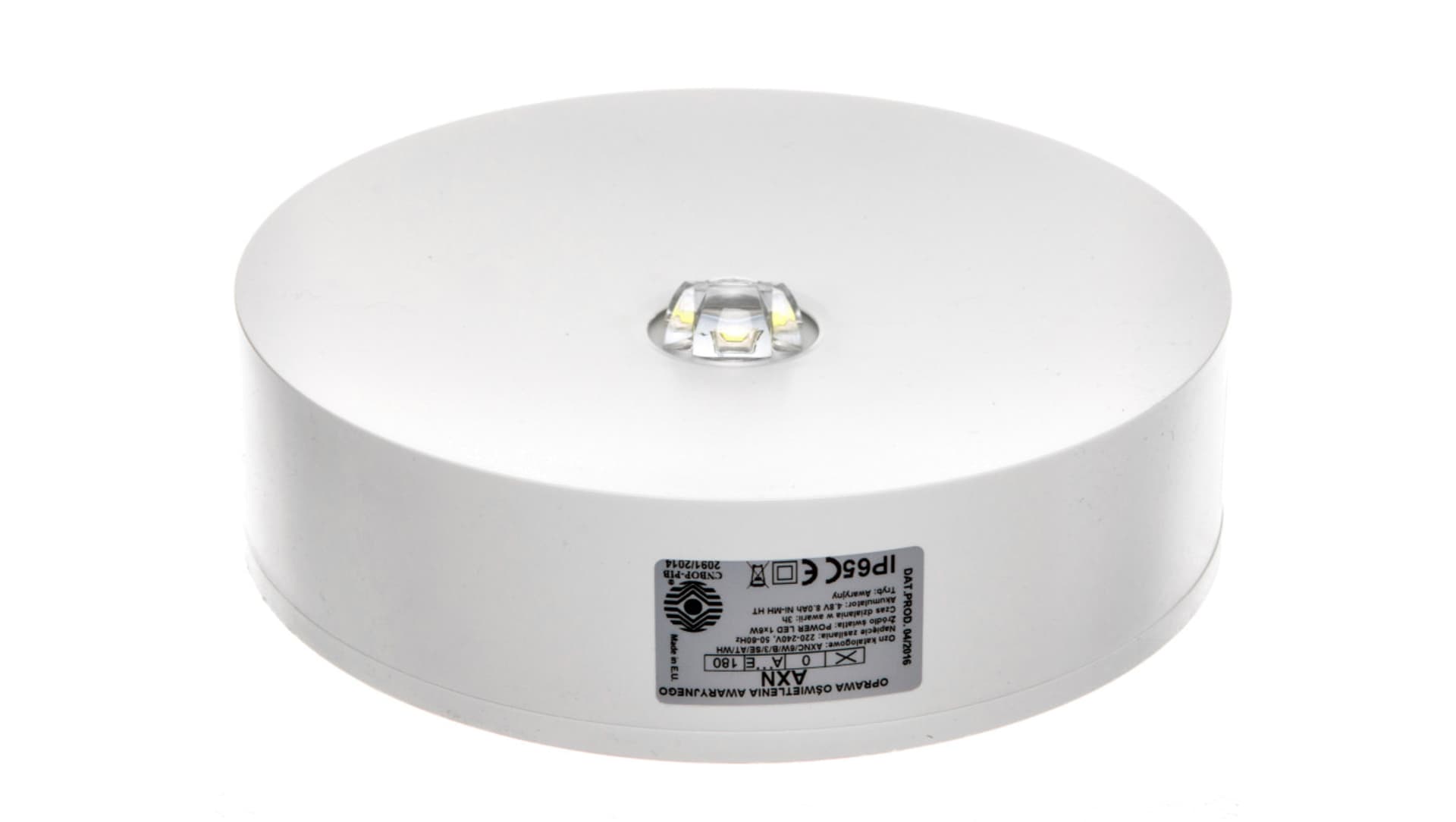

Oprawa AXN IP65 LED 6W 600lm optyka korytarzowa 3h jednozadaniowa AT biała AXNC/6W/B/3/SE/AT/WH