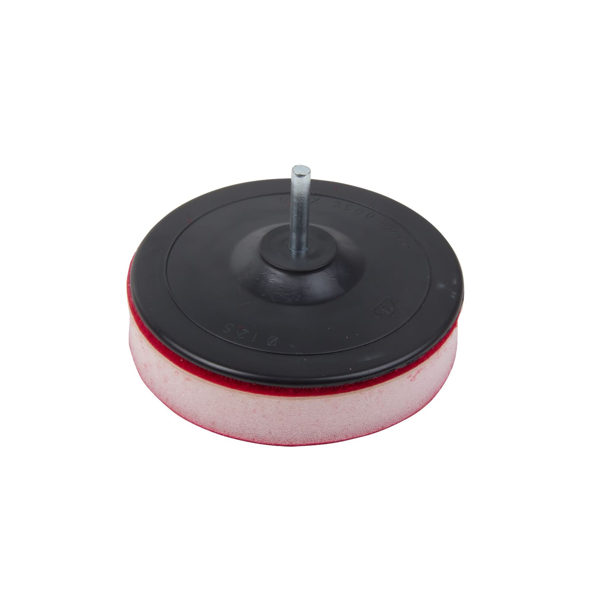 

Dysk-przystawka fi=125mm, trzpień fi=7mm (rzep) + dystans z gąbki, Rzep) + dystans z gąbk