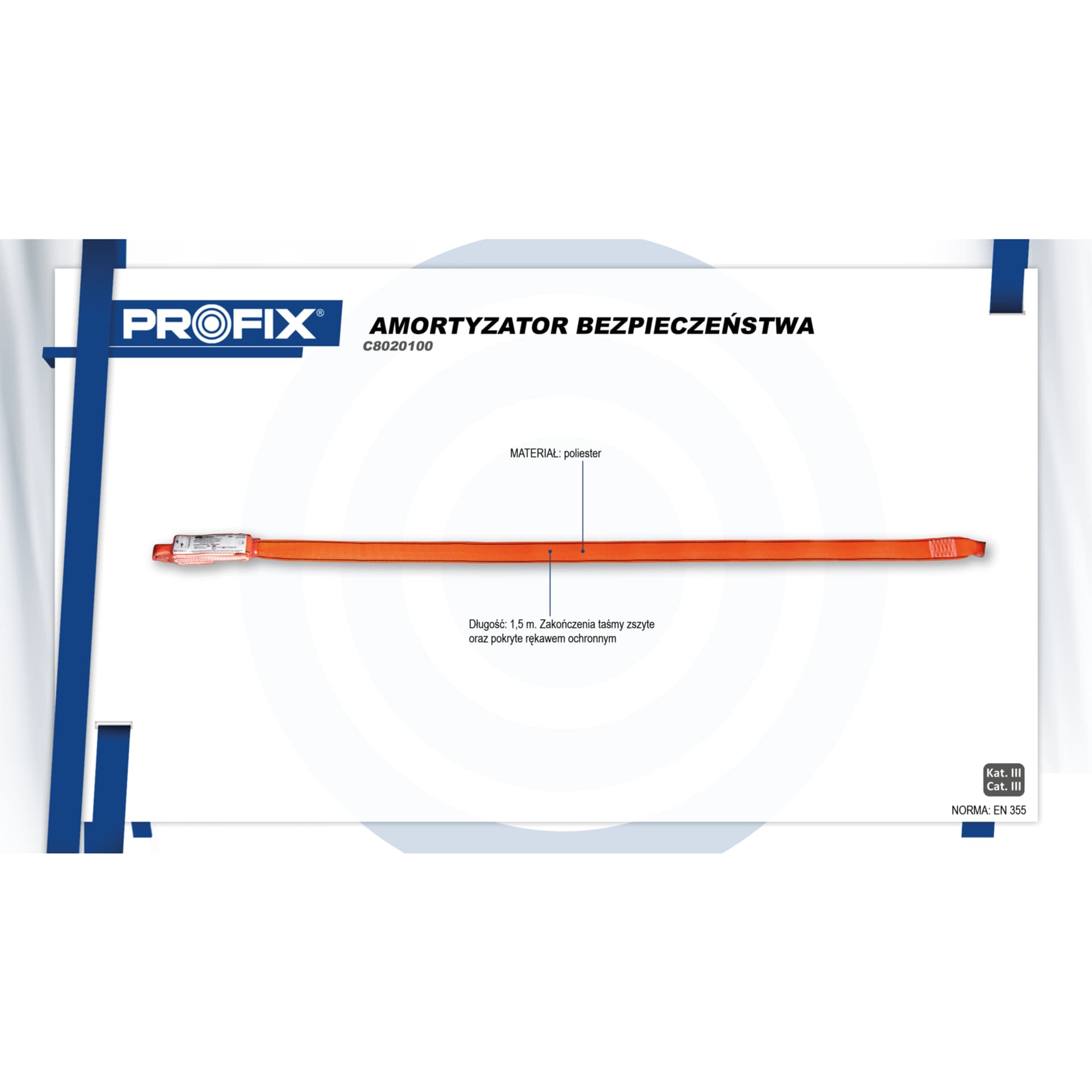 

Amortyzator bezp. climax model 31-a, 1,5m, ce