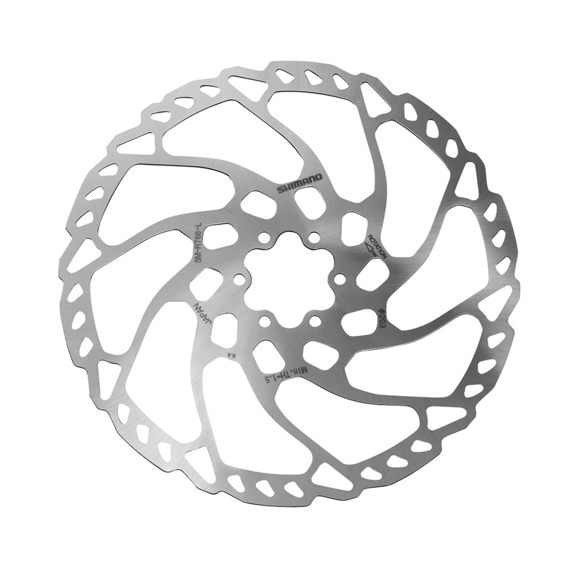 

Tarcza hamulcowa Shimano SLX SM-RT66 203mm 6 śr.