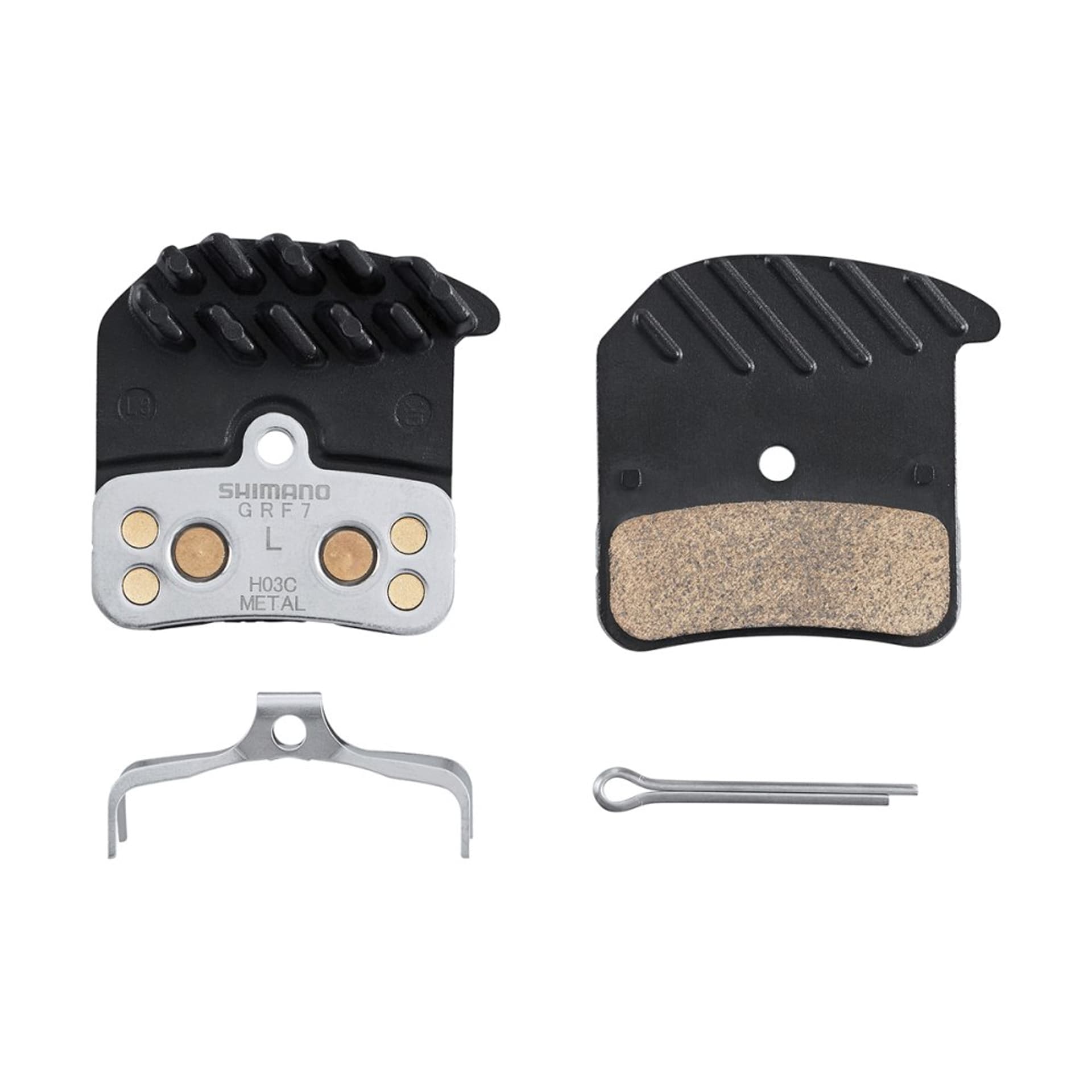 

Metaliczne okładziny hamulcowe Shimano H03C