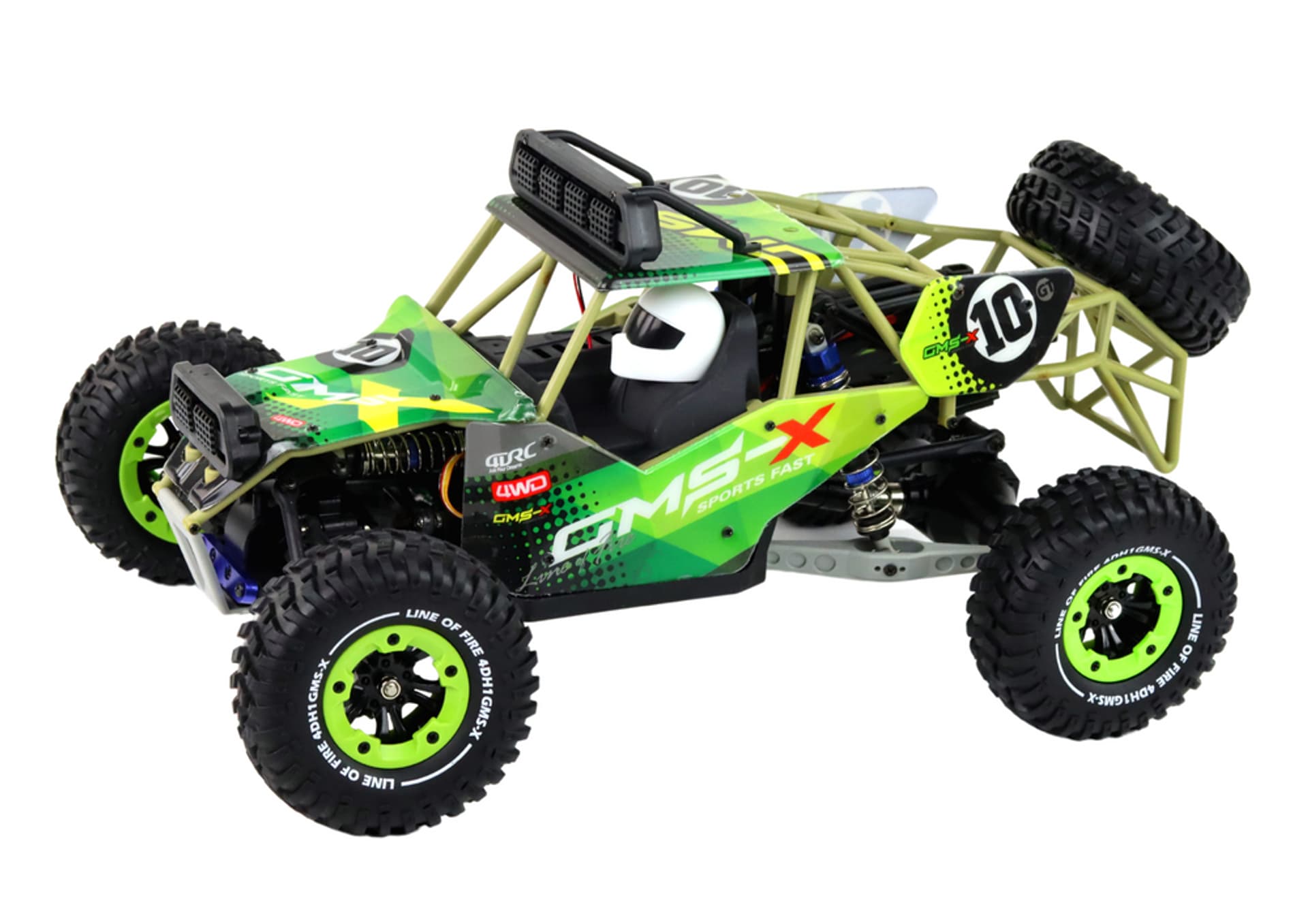 

Samochód Off-Road Zielony Zdalnie Sterowany 4D-H1 Auto RC Terenowe 4x4