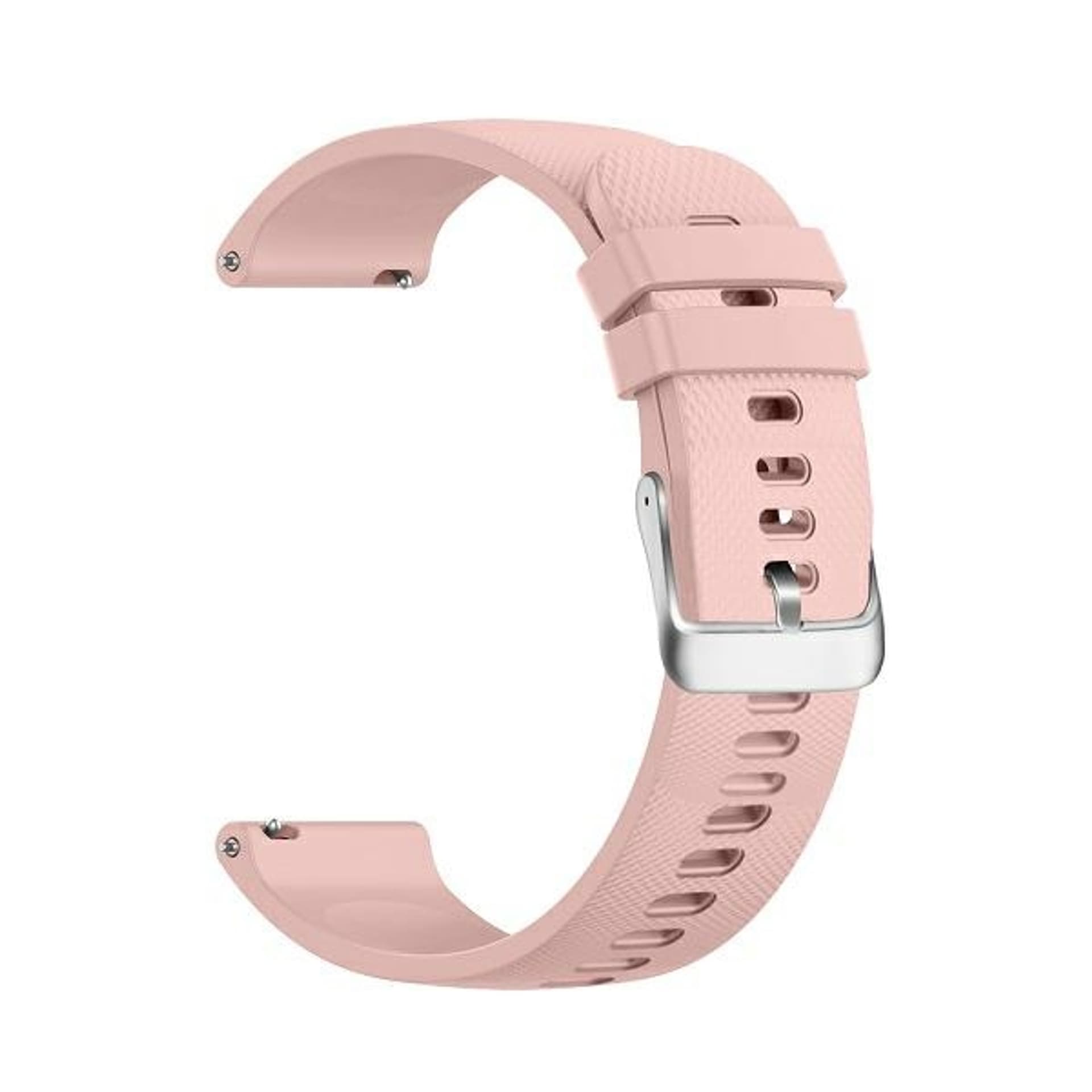 

Beline pasek Watch 20mm Grid Texture Silicone różowy /pink box