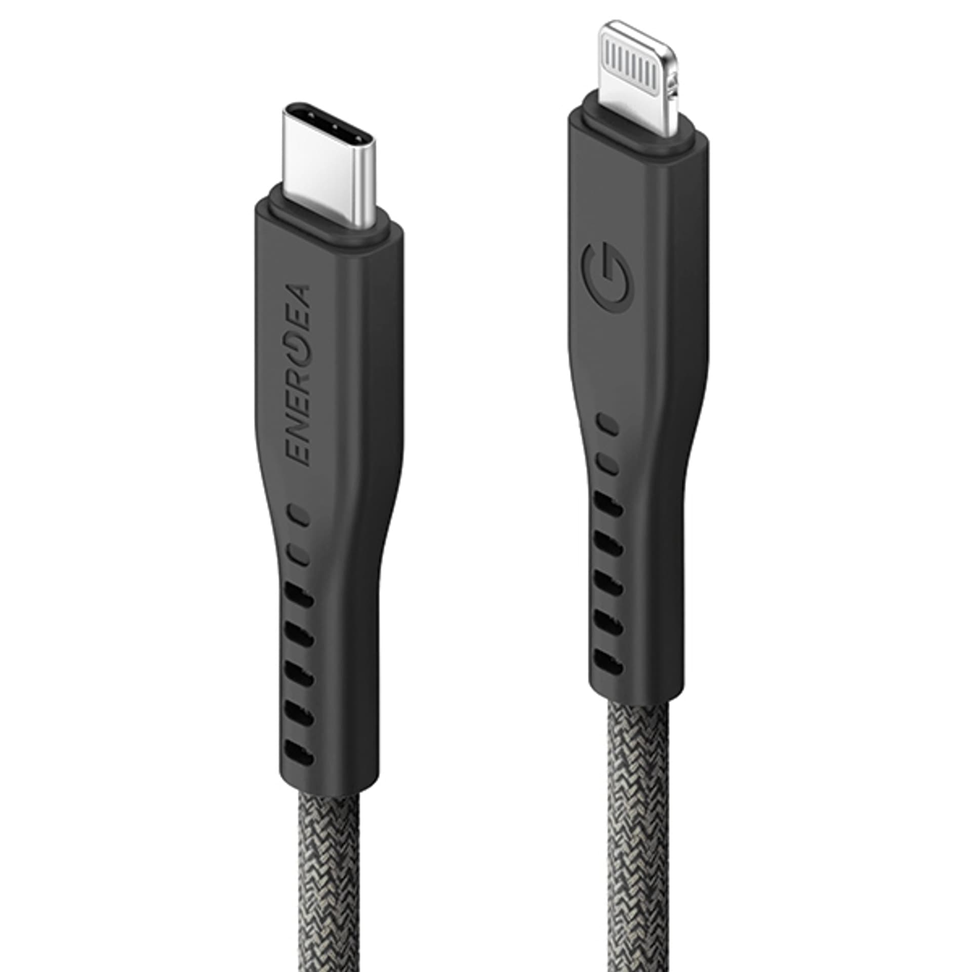 

ENERGEA kabel Flow USB-C - Lightning C94 MFI 1.5m czarny/black 60W 3A PD Fast Charge