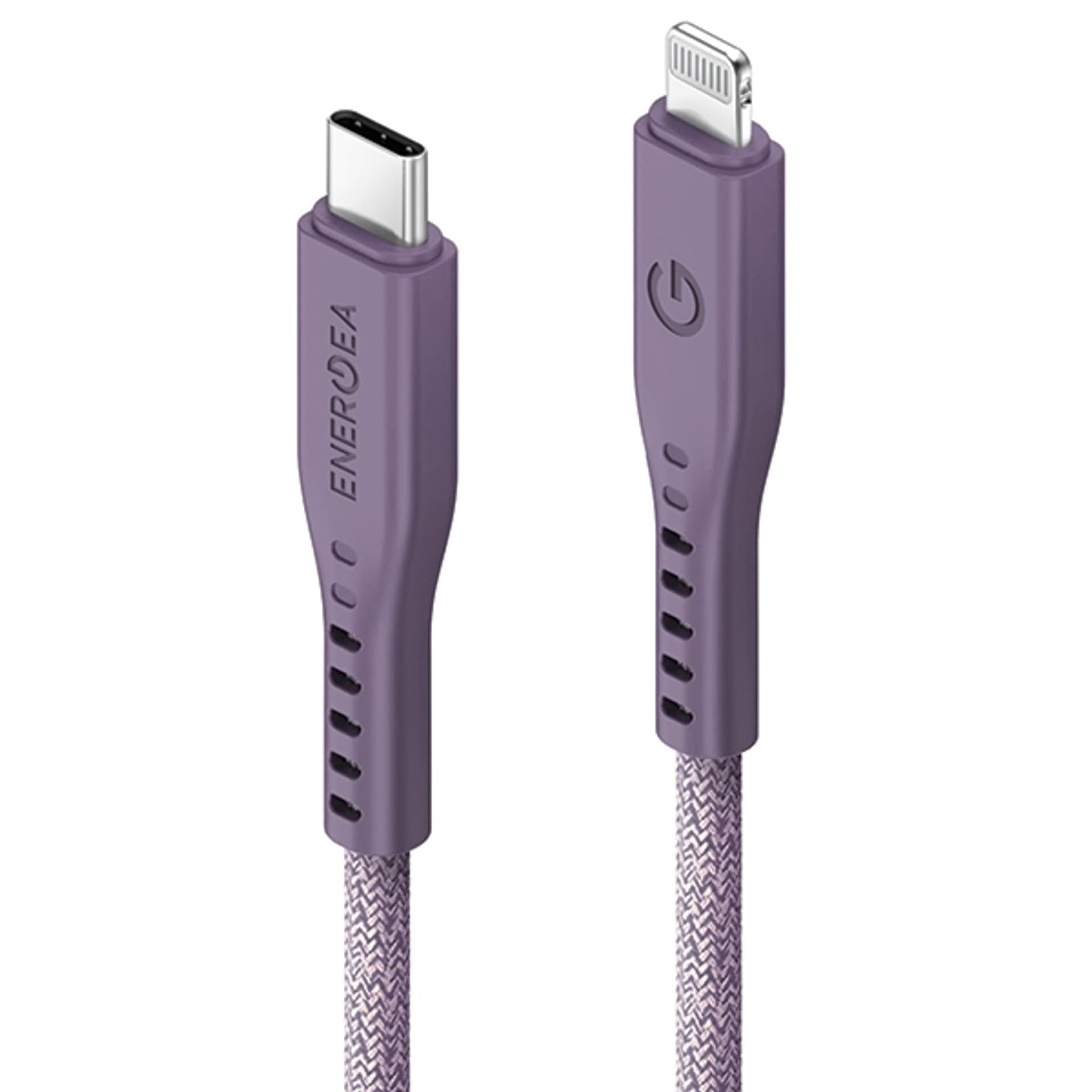 

ENERGEA kabel Flow USB-C - Lightning C94 MFI 1.5m fioletowy/purple 60W 3A PD Fast Charge