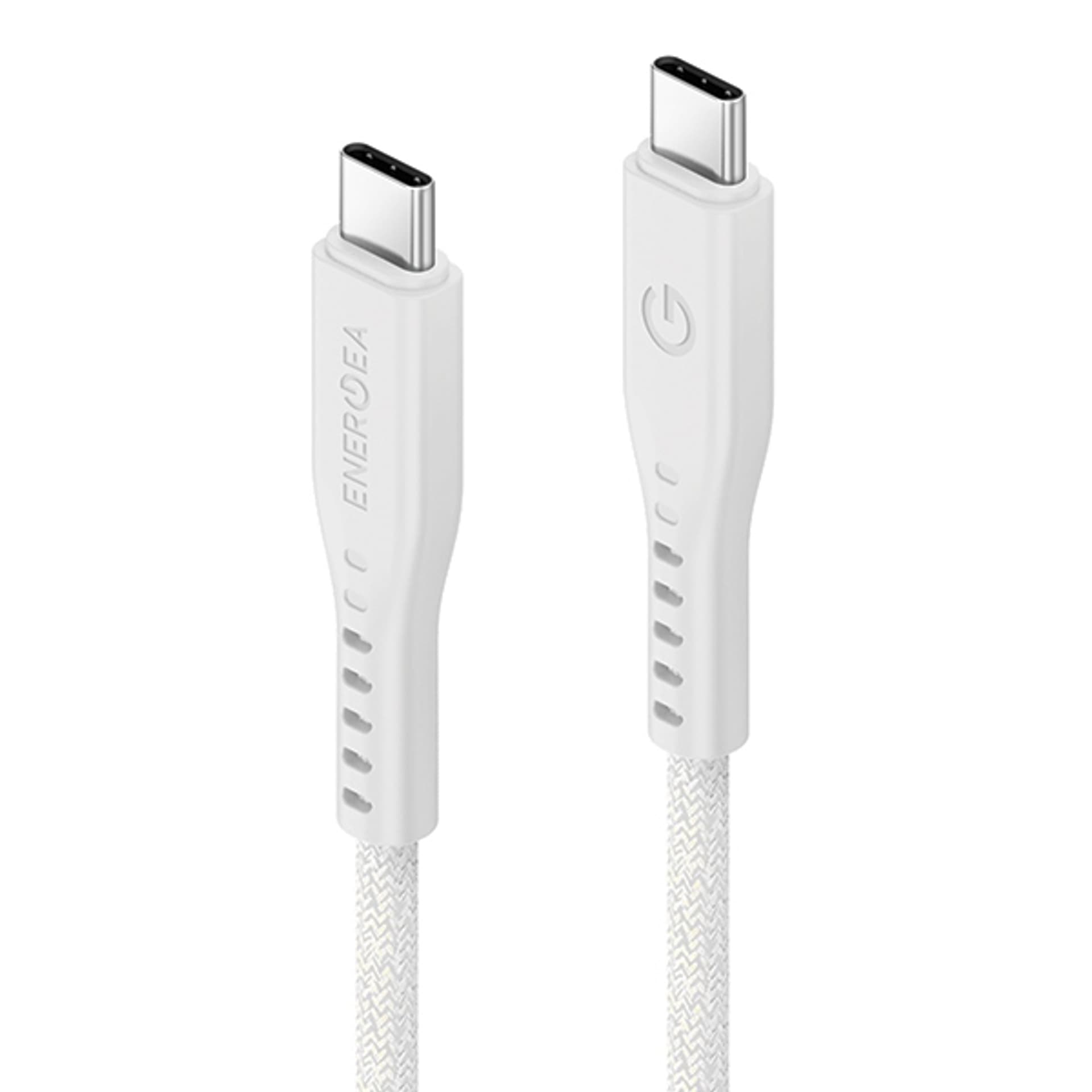 

ENERGEA kabel Flow USB-C - USB-C 1.5m biały/white 240W 5A PD Fast Charge