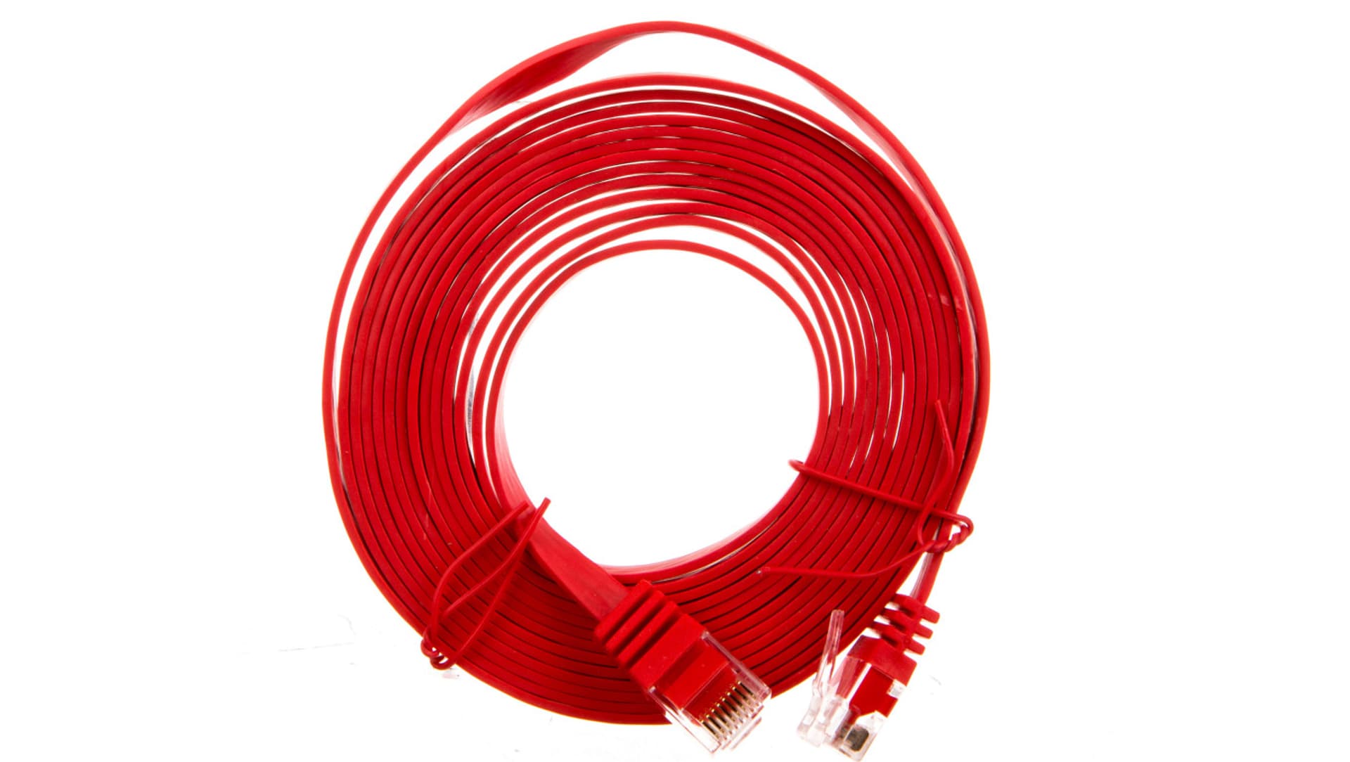 

Kabel krosowy płaski patchcord U/UTP kat.6 czerwony 3m 96418