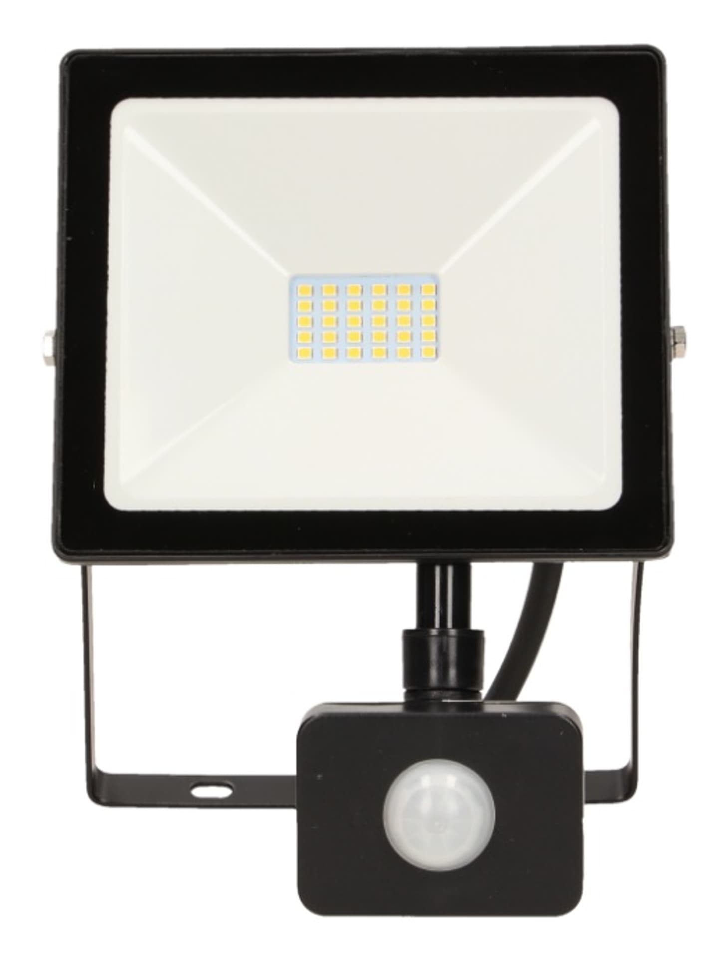 

ALLED 50W Naświetlacz LED z PIR, 4000lm, IP44, 4000K, Alu+szkło