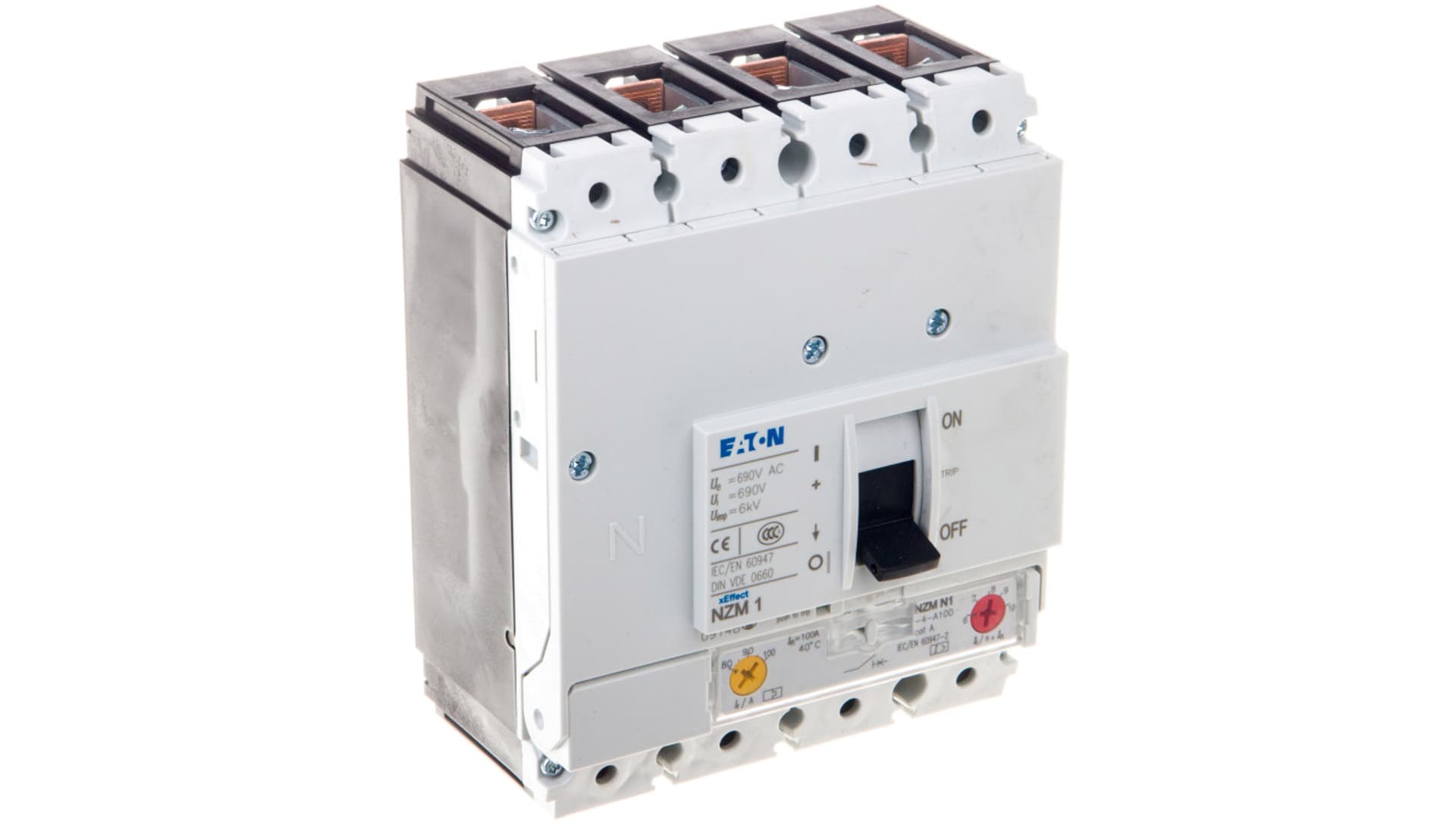 

Wyłącznik mocy 100A 4P 50kA NZMN1-4-A100 265819