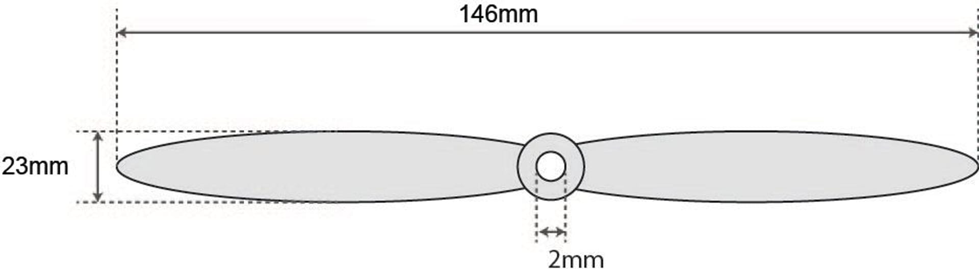 

Tylne Śmigło Tail Blade Łopata (9083) Pióro Szare, 9083) pióro szar