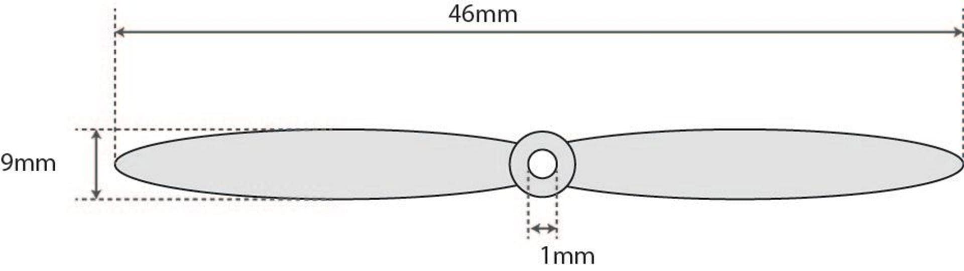 

Tylne Śmigło Tail Blade Łopata (9099) Pióro, 9099) piór