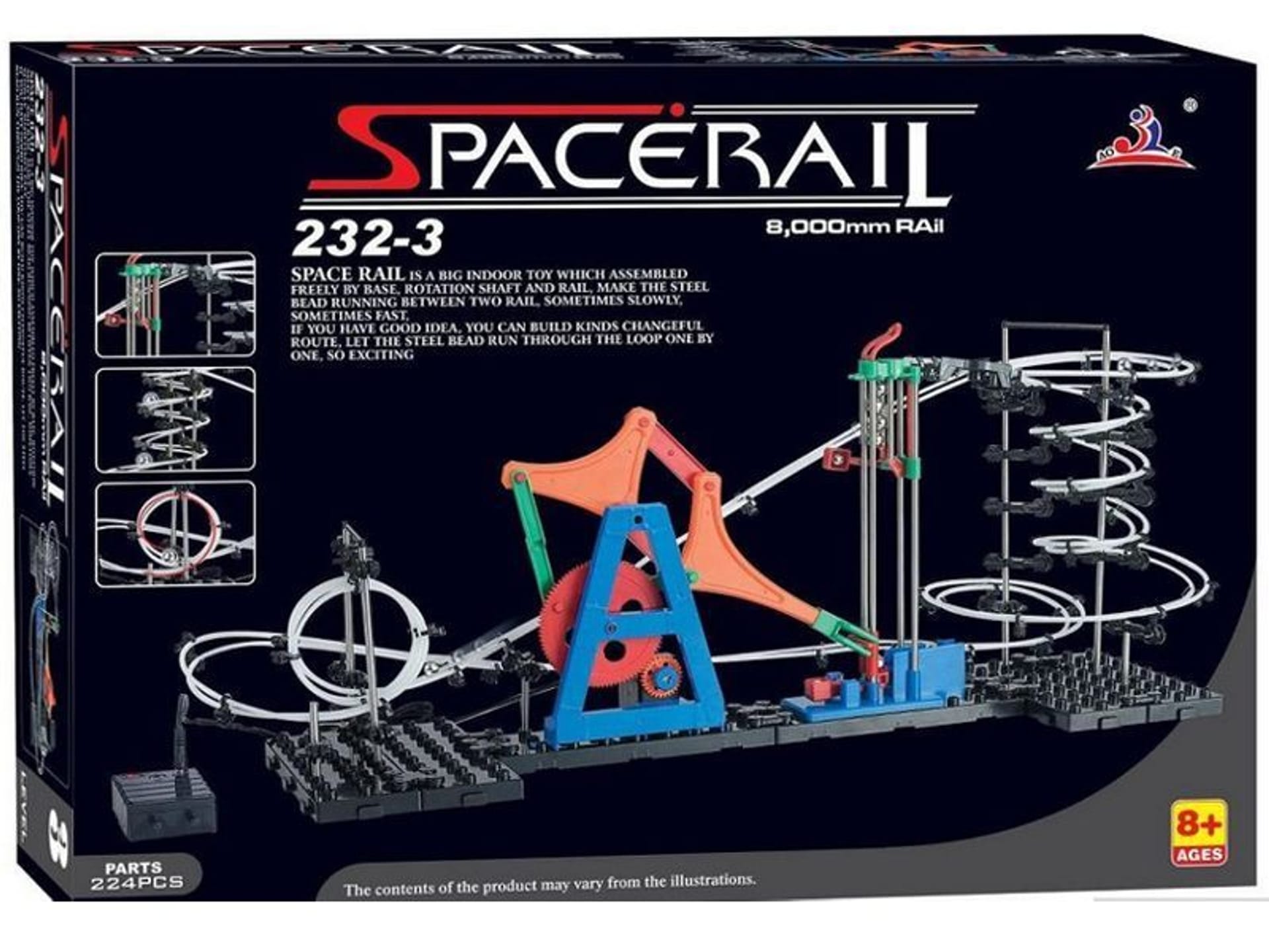 

SpaceRail Tor Dla Kulek - Level 3 (8 metrów) Kulkowy Rollercoaster, 8 metrów) kulkowy rollercoaste