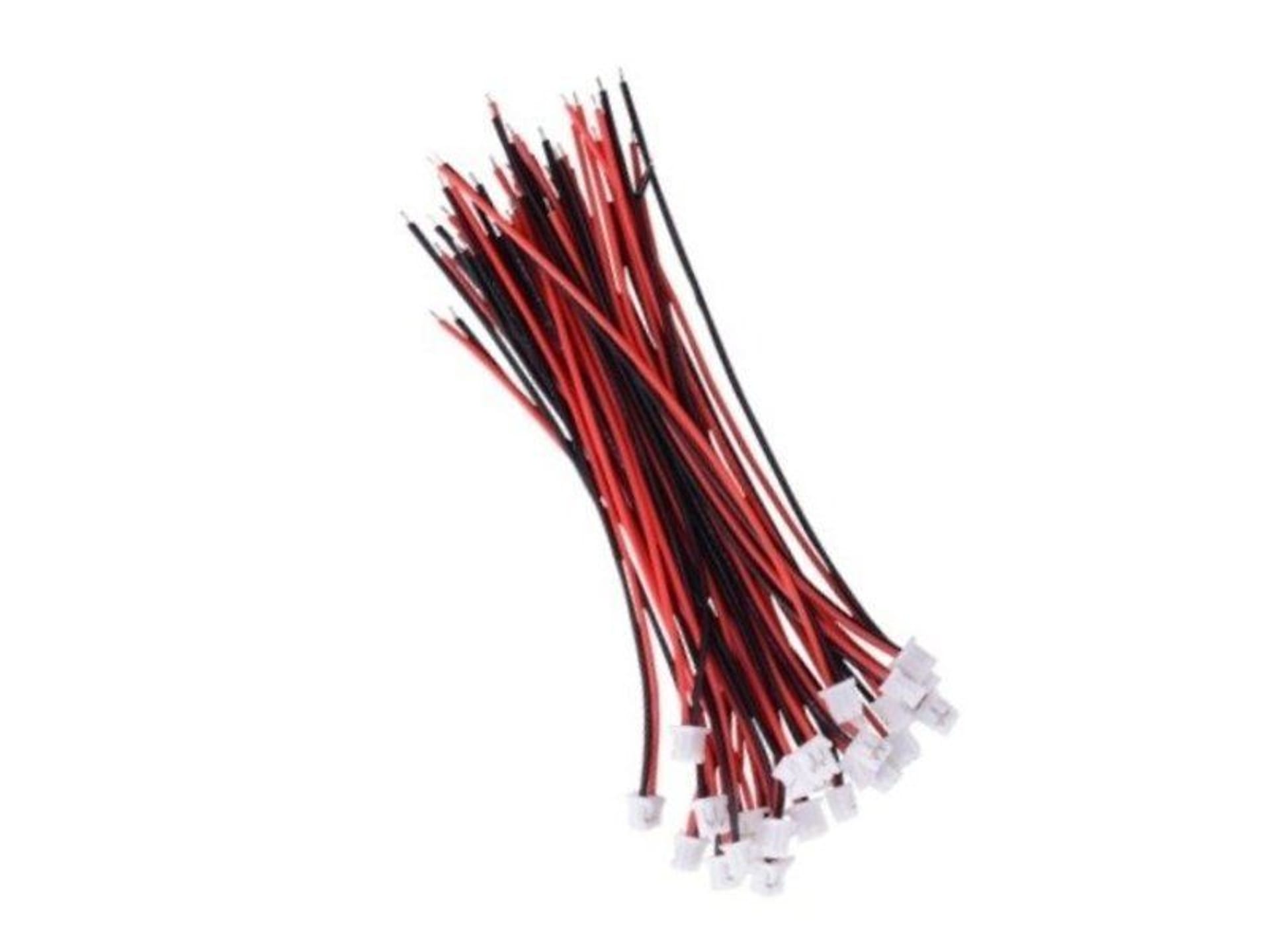 

Wtyk Micro JST z przewodem 120mm - 2 PIN raster 1.25 - MCX - Męski (male)