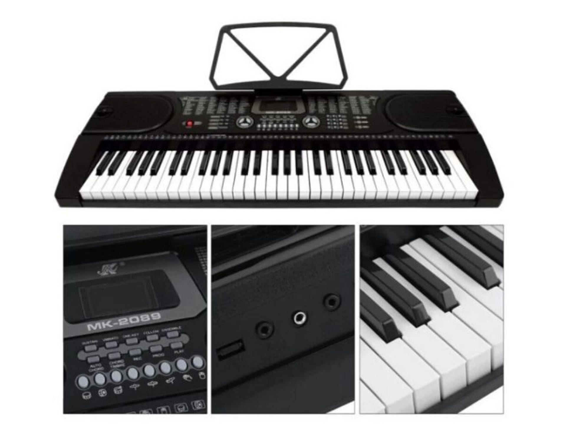 

Keyboard Organy 61 Klawiszy Zasilacz MK-2089