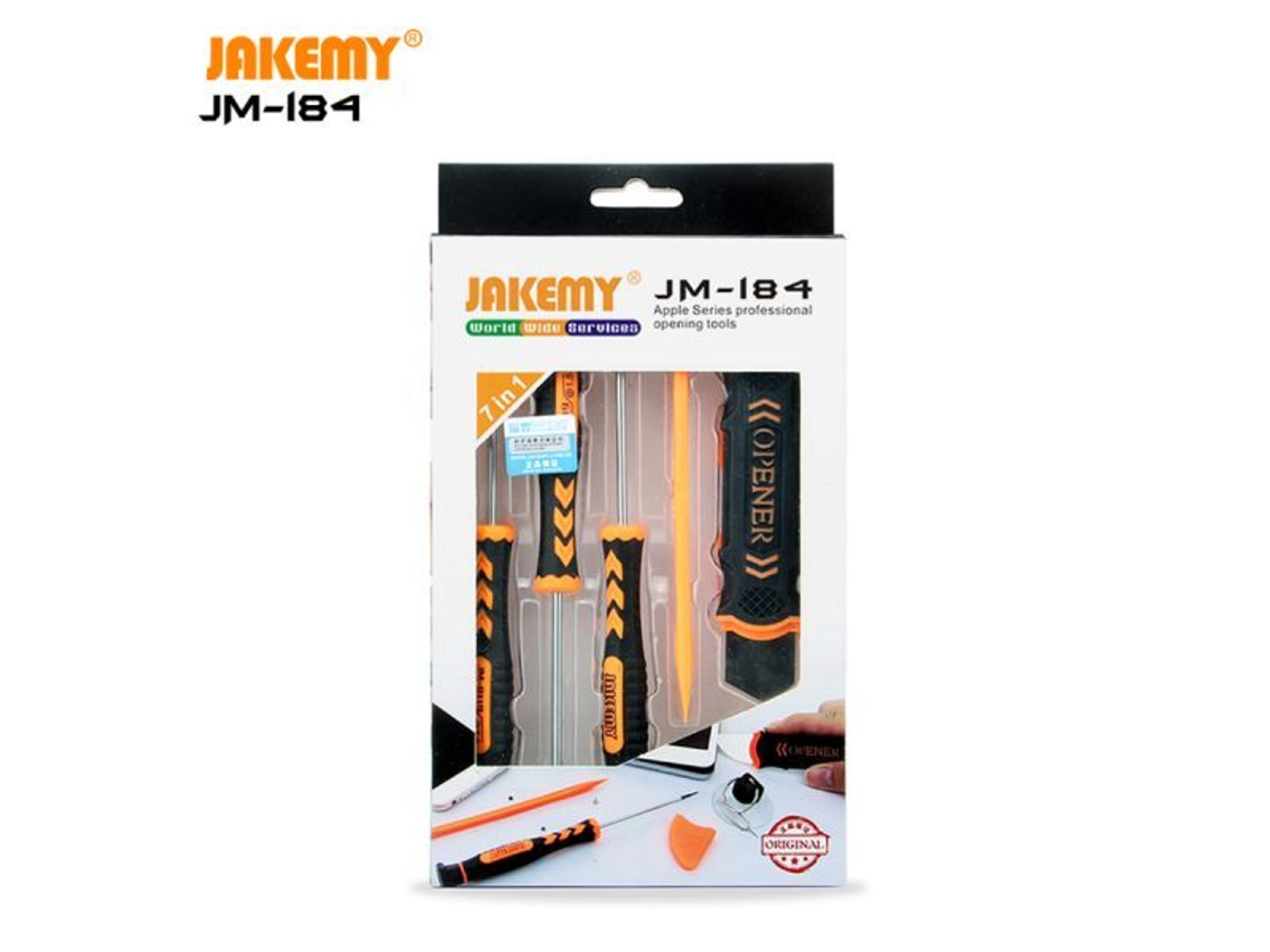 

Profesjonalny Zestaw Narzędzi JAKEMY 7w1 Akcesoria GSM