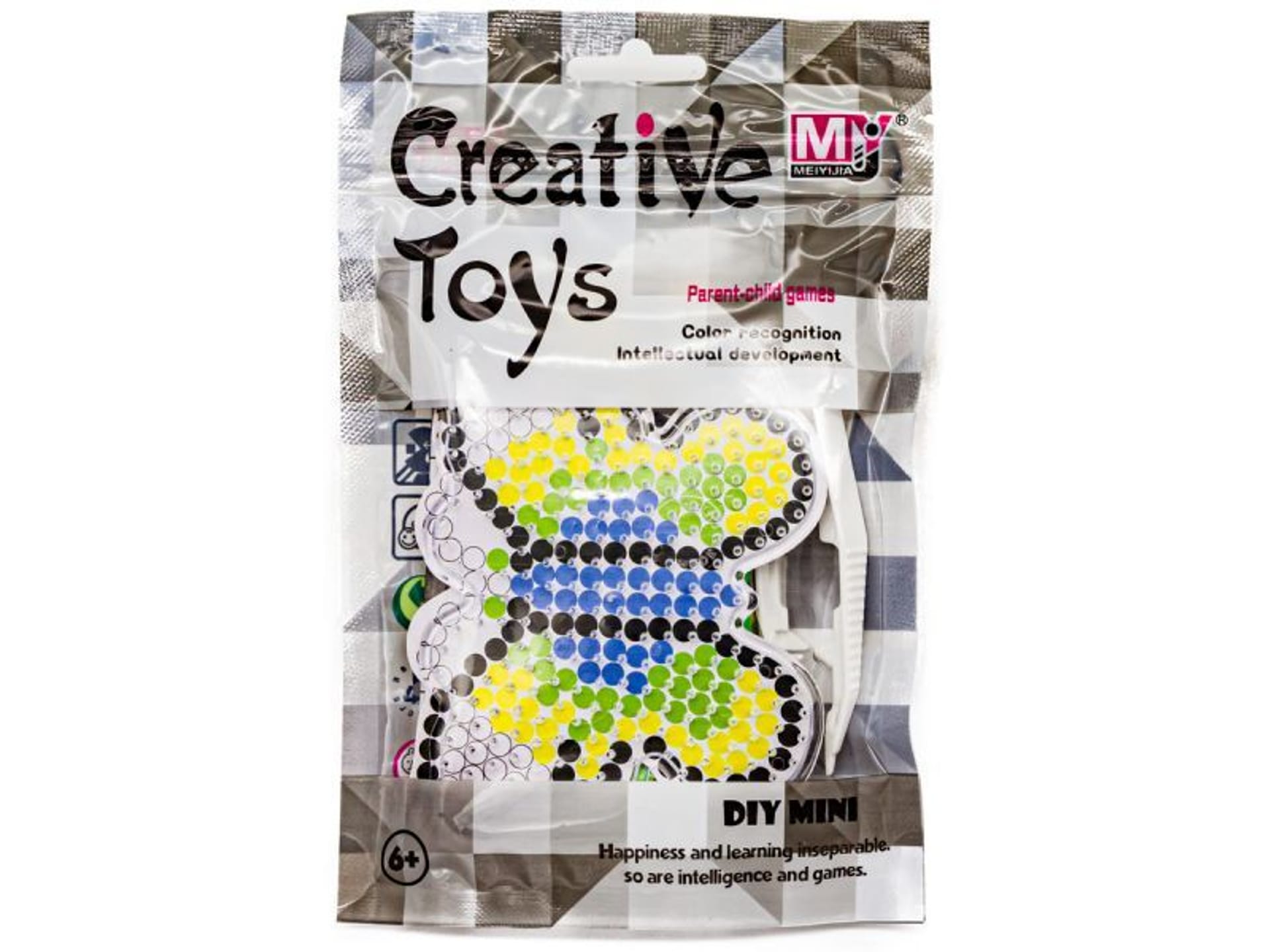 

Koraliki do prasowania, Prasowanka, Szablon, Saszetka MOTYL Z CZARNĄ OBWÓDKĄ