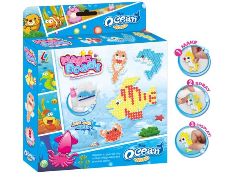 

Koraliki Wodne OCEAN 800 Sztuk 8 Kolorów