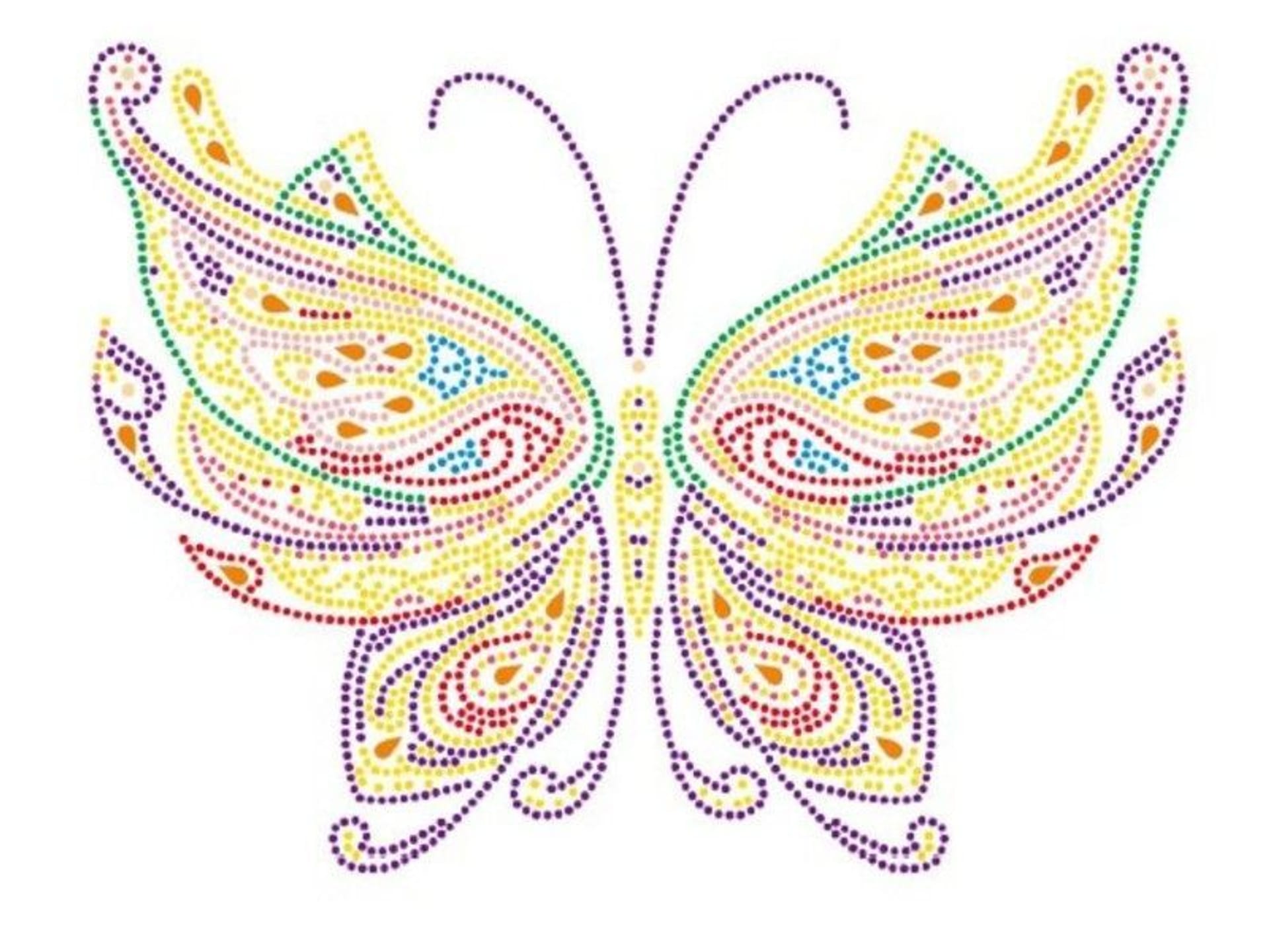 

Haft Diamentowy, Obraz, Mozaika Diamentowa Diamond Painting, MOTYL 30x40cm
