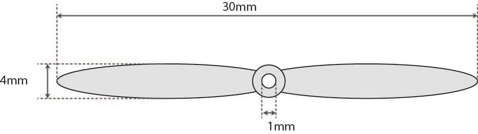 

Tylne Śmigło Tail Blade Łopata (9098) Pióro, 9098) piór