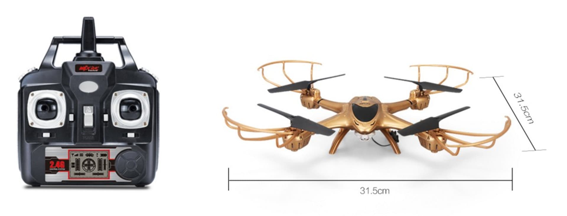 

Quadrocopter Dron 2,4 Ghz MJX X401H Kamera FPV