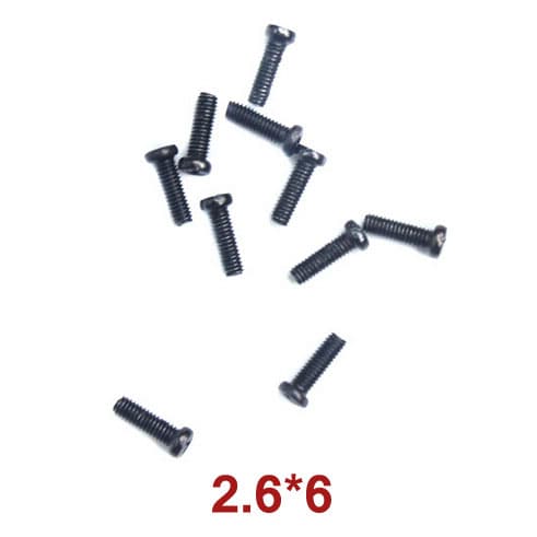 

Round Head Self-Drilling Screw 2.6x6 Wl Toys A949-38 144001