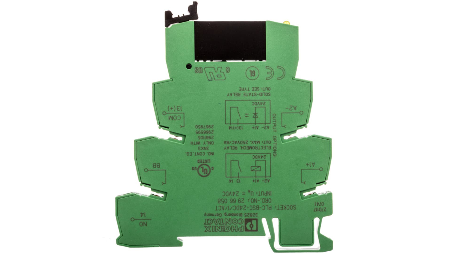 

Przekaźnik półprzewodnikowy interfejsowy 1Z 0,75A wej 24V DC/ wyj 24-253V AC PLC-OSC-24DC/230AC/1/ACT 2967947