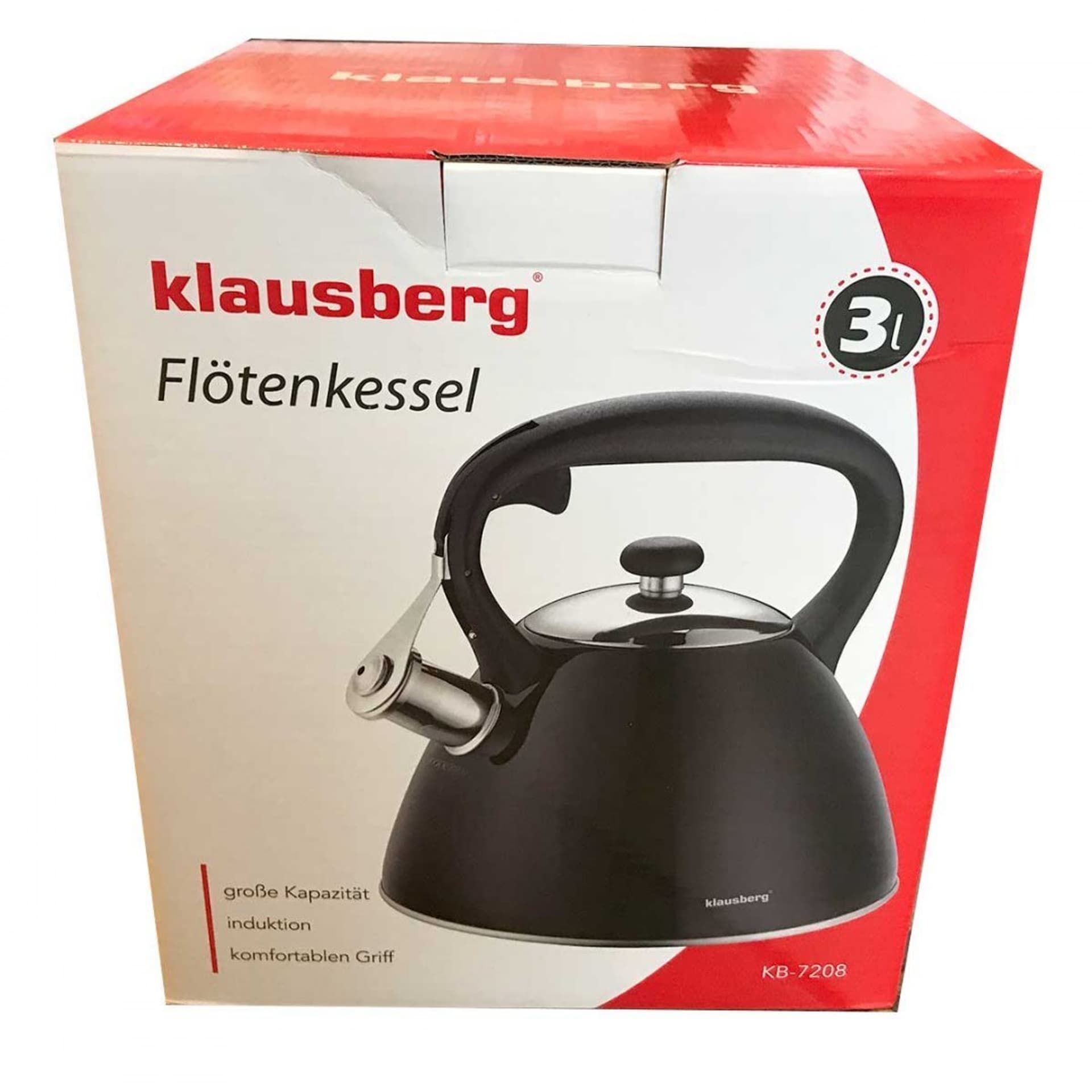

CZAJNIK Z GWIZDKIEM KLAUSBERG 3L KB-7208