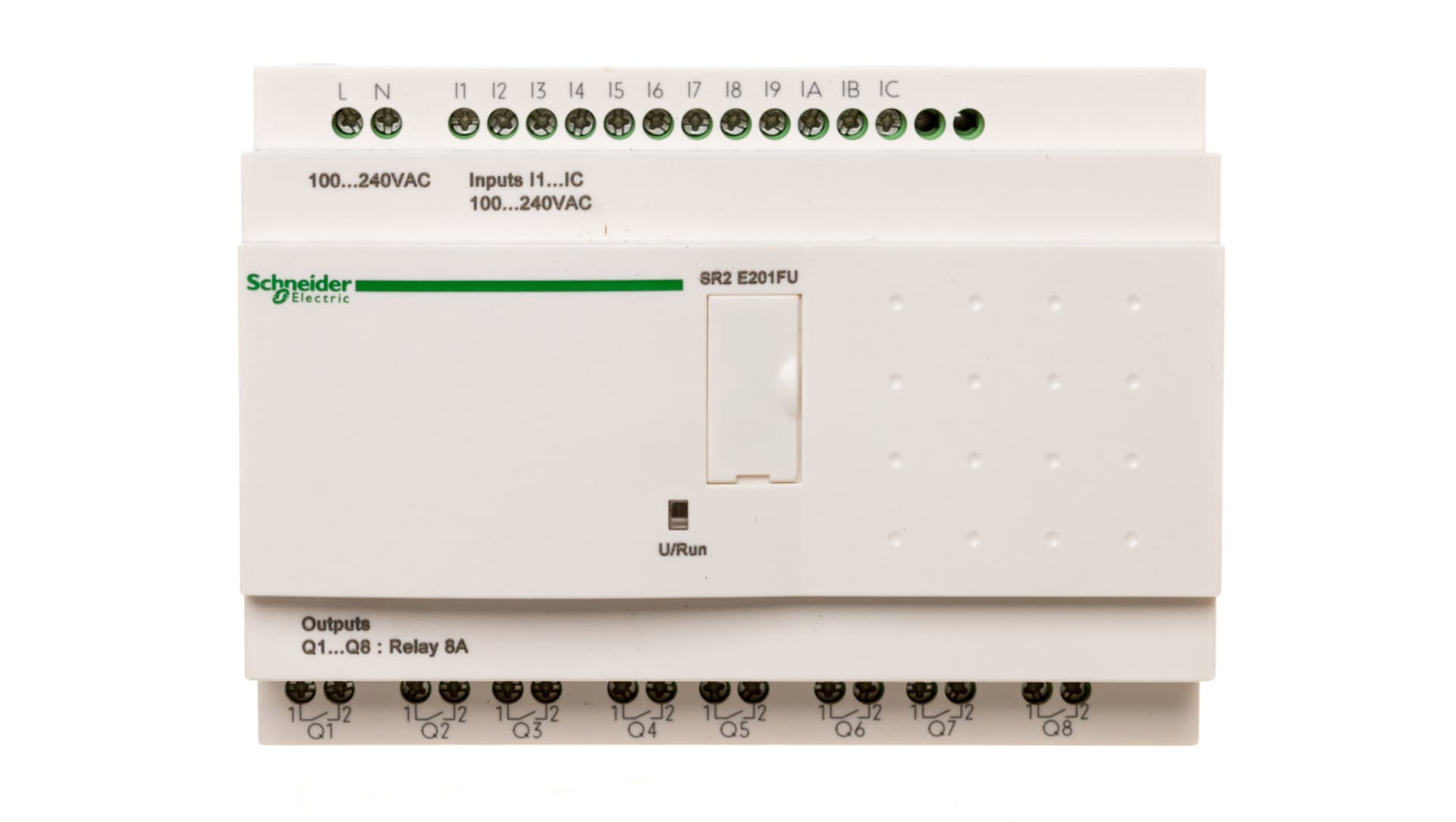 

Sterownik programowalny 12 wejść 8 wyjść 100-240V AC RTC/LCD Zelio SR2E201FU