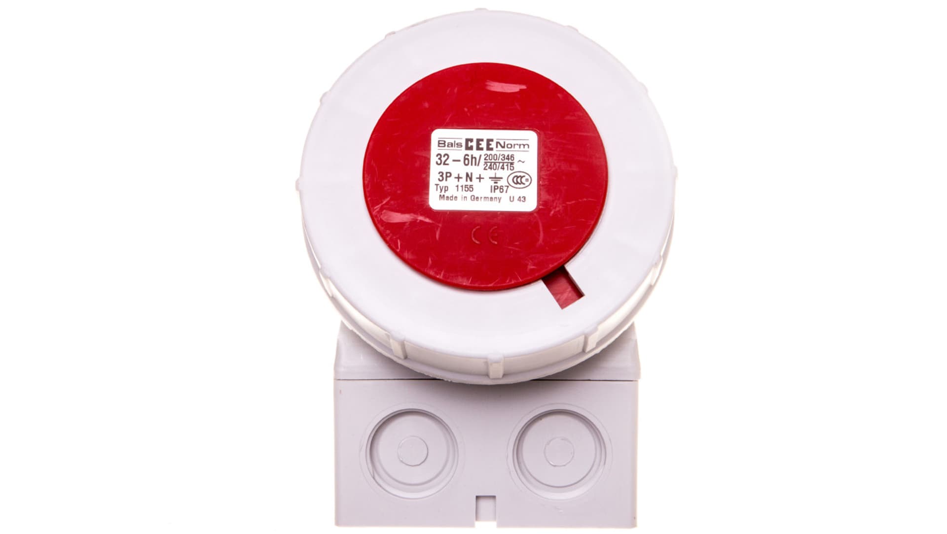 

Gniazdo stałe 32A 5p 400V 6h IP67 1155