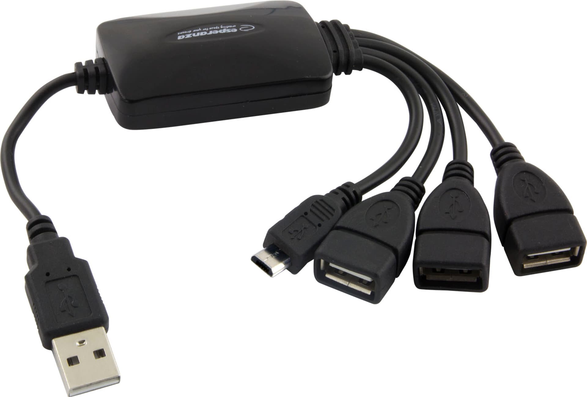 

EA158 Hub USB 2.0 3 porty USB + 1 port micro USB Esperanza