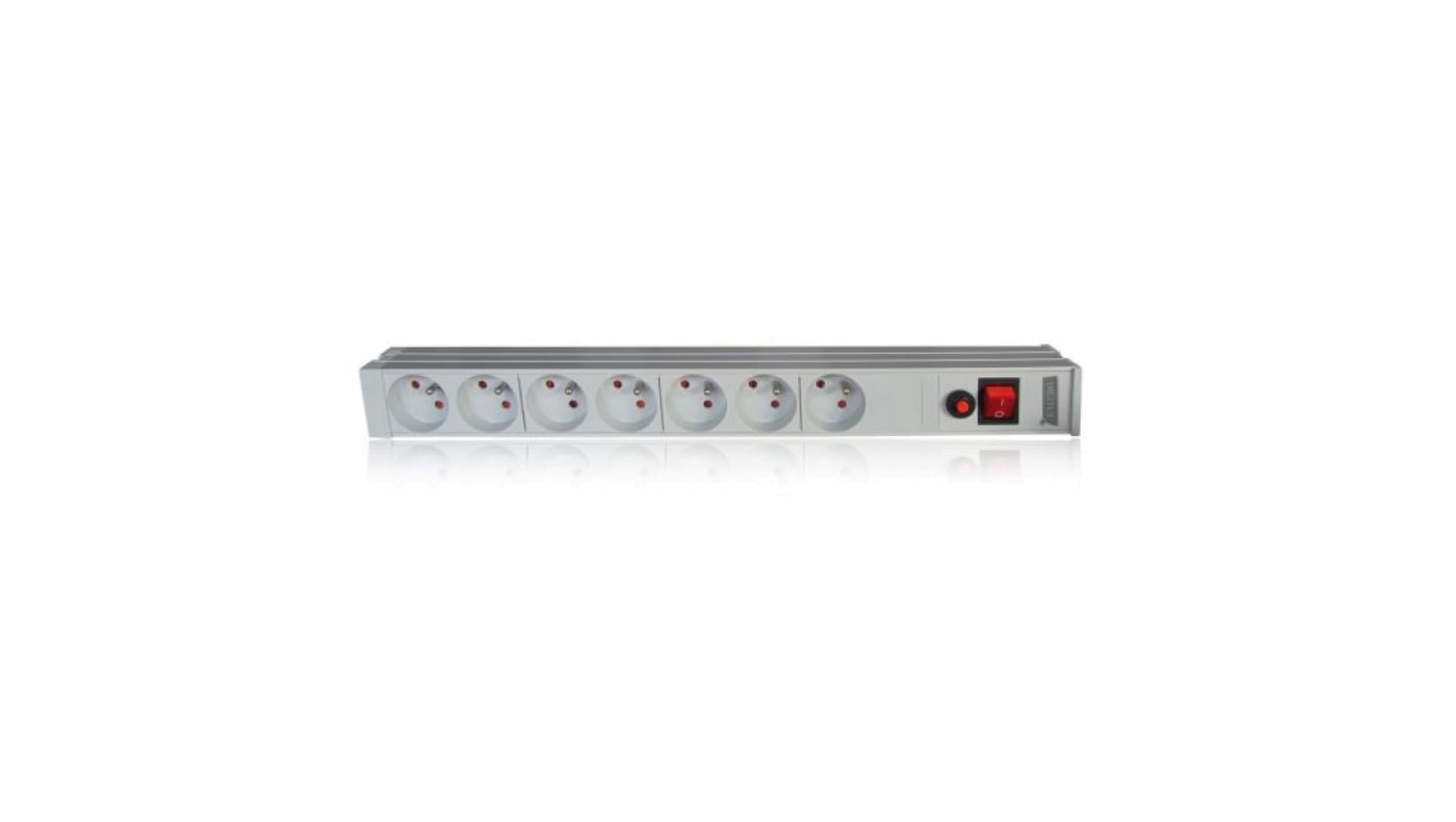

Listwa zasilająca do szaf rack (PDU) 19 cali 7x 2P+Z filtr, wyłącznik A-19-STRIP-5-IMP, Pdu) 19 cali 7x 2p+z filtr/wyłącznik a-19-strip-5-im