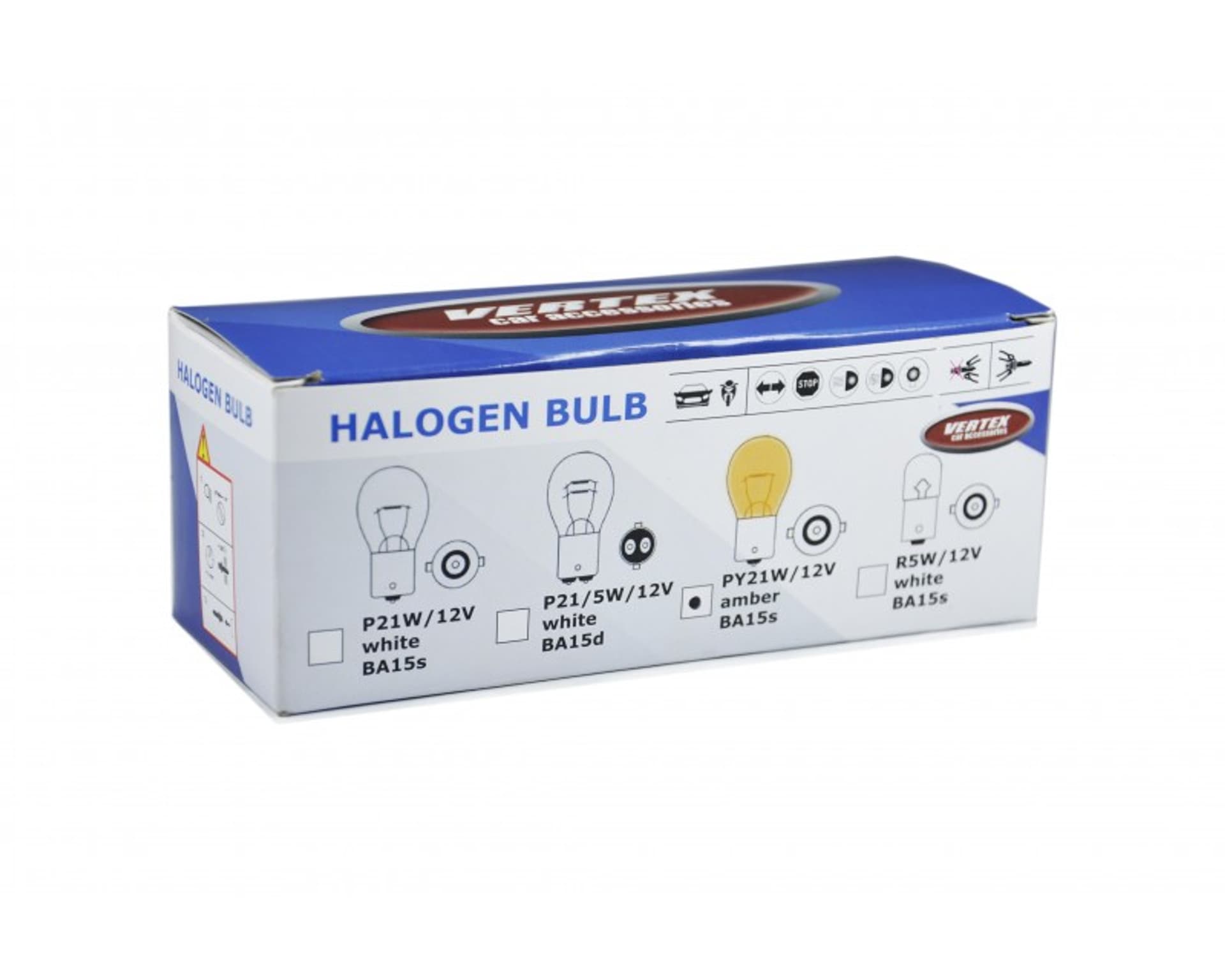 

Żarówki halogenowe py21w bau15s 12v 21w amber 10 szt. (e8) amio-01158, E8) amio-0115